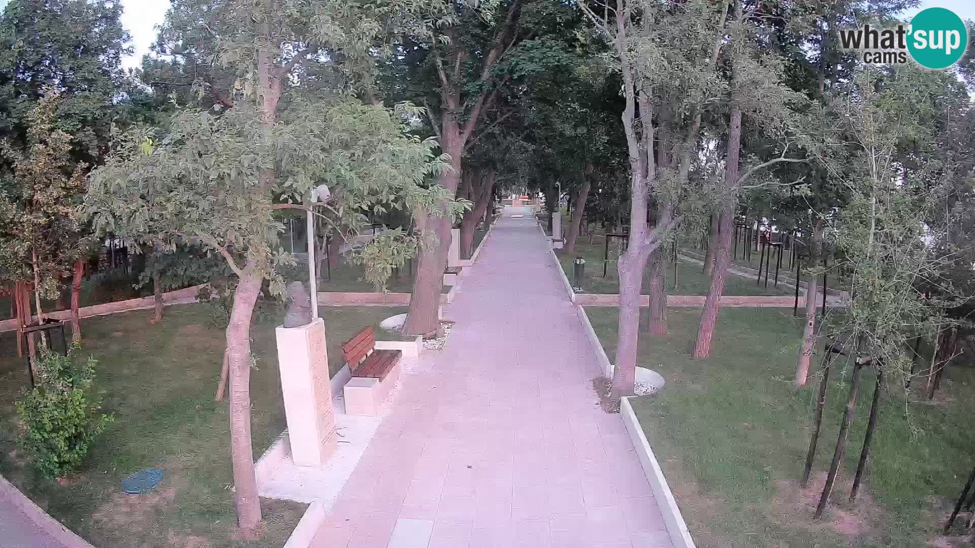 Writers’ Park Webcam Senj – Live by the Sea