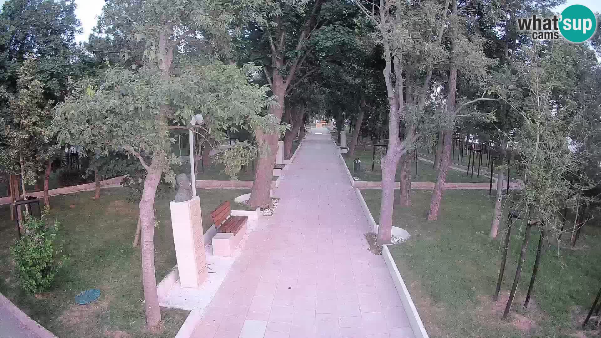 Writers’ Park Webcam Senj – Live by the Sea