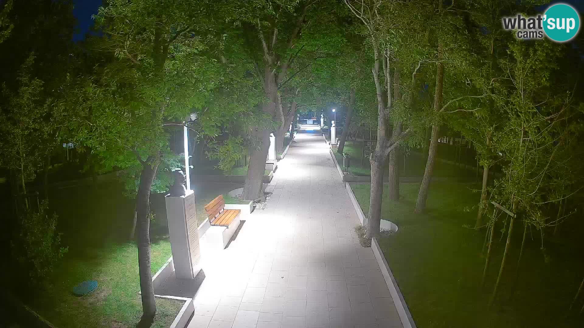 Writers’ Park Webcam Senj – Live by the Sea