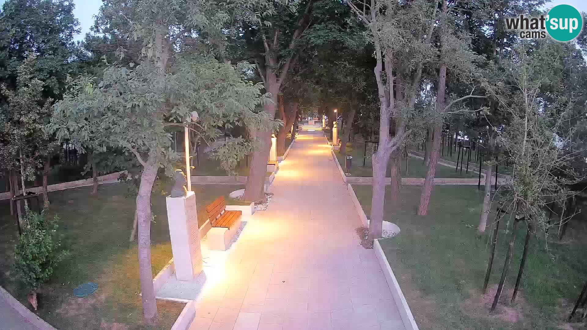 Writers’ Park Webcam Senj – Live by the Sea
