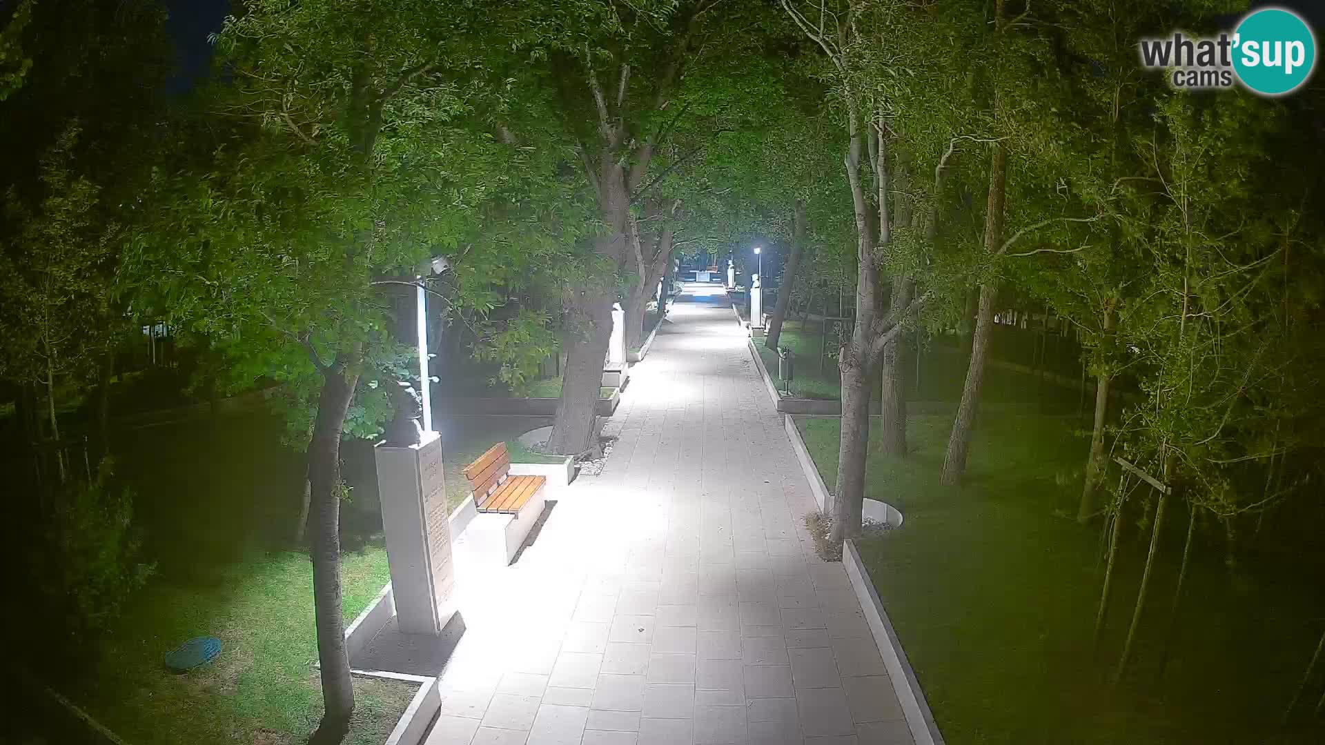 Writers’ Park Webcam Senj – Live by the Sea