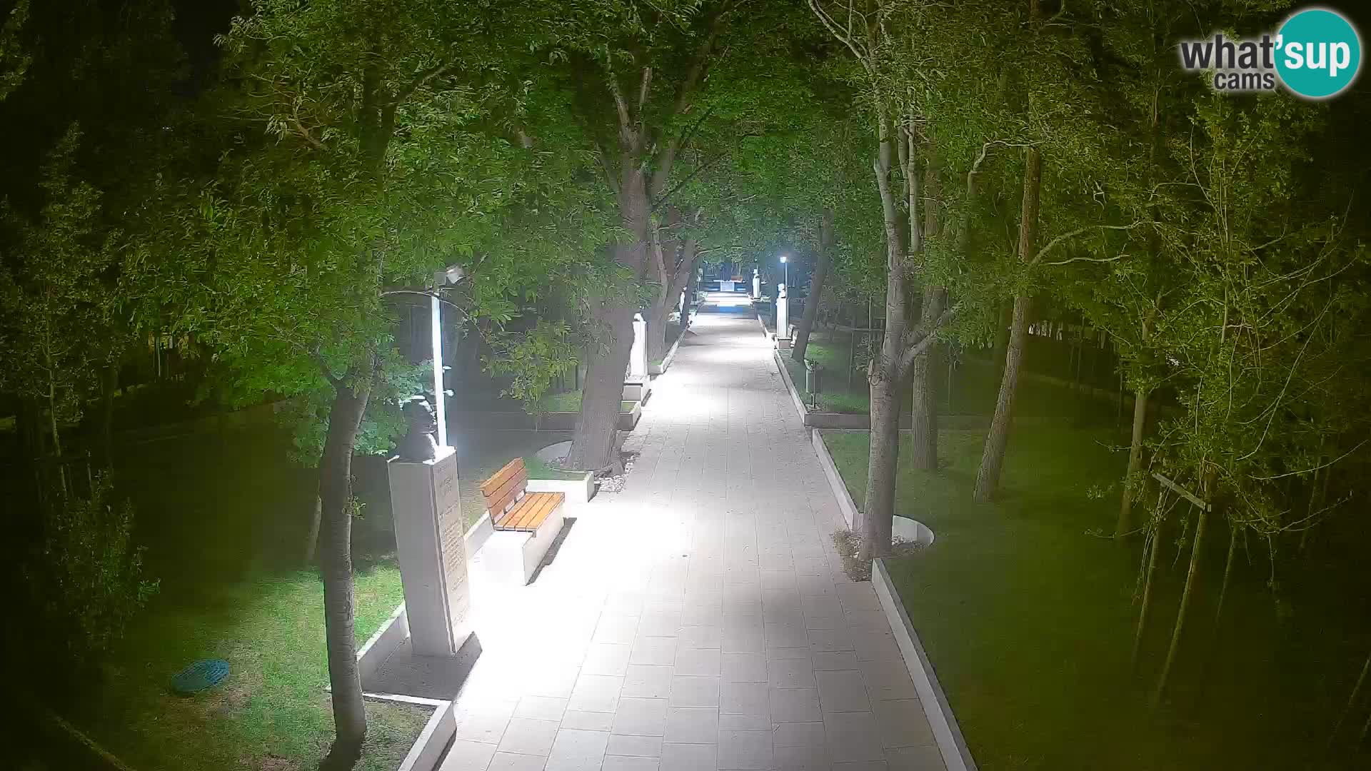 Writers’ Park Webcam Senj – Live by the Sea