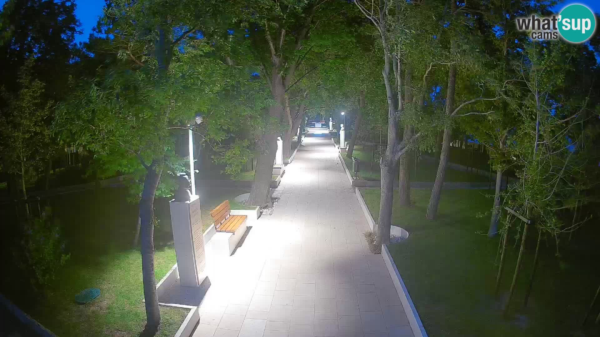 Writers’ Park Webcam Senj – Live by the Sea