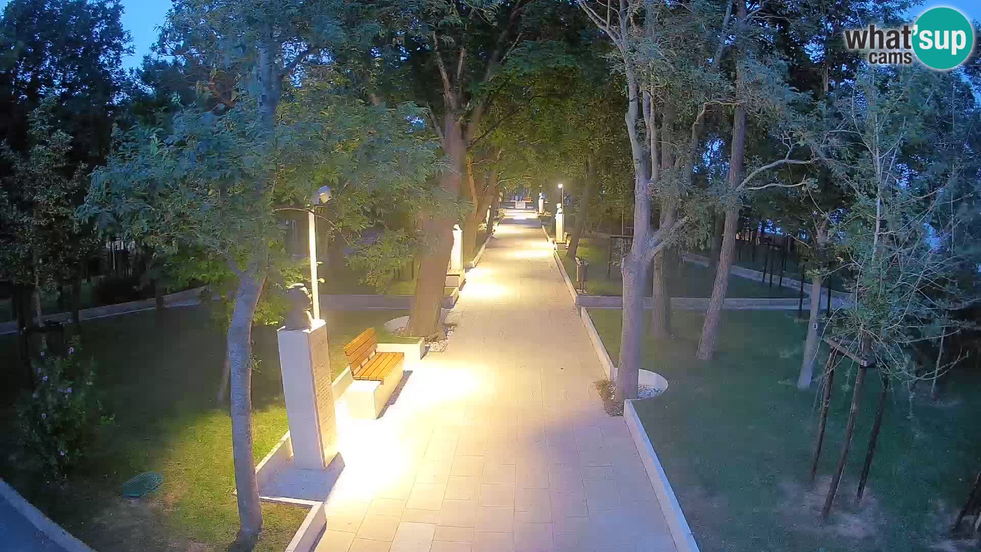 Writers’ Park Webcam Senj – Live by the Sea