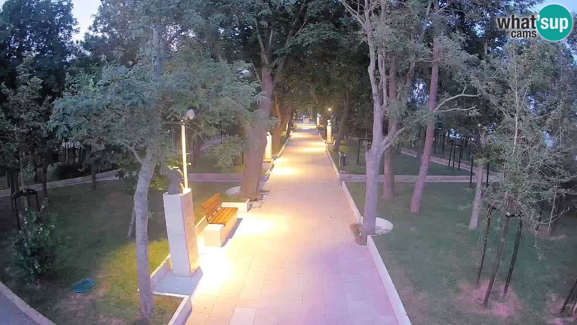 Writers’ Park Webcam Senj – Live by the Sea
