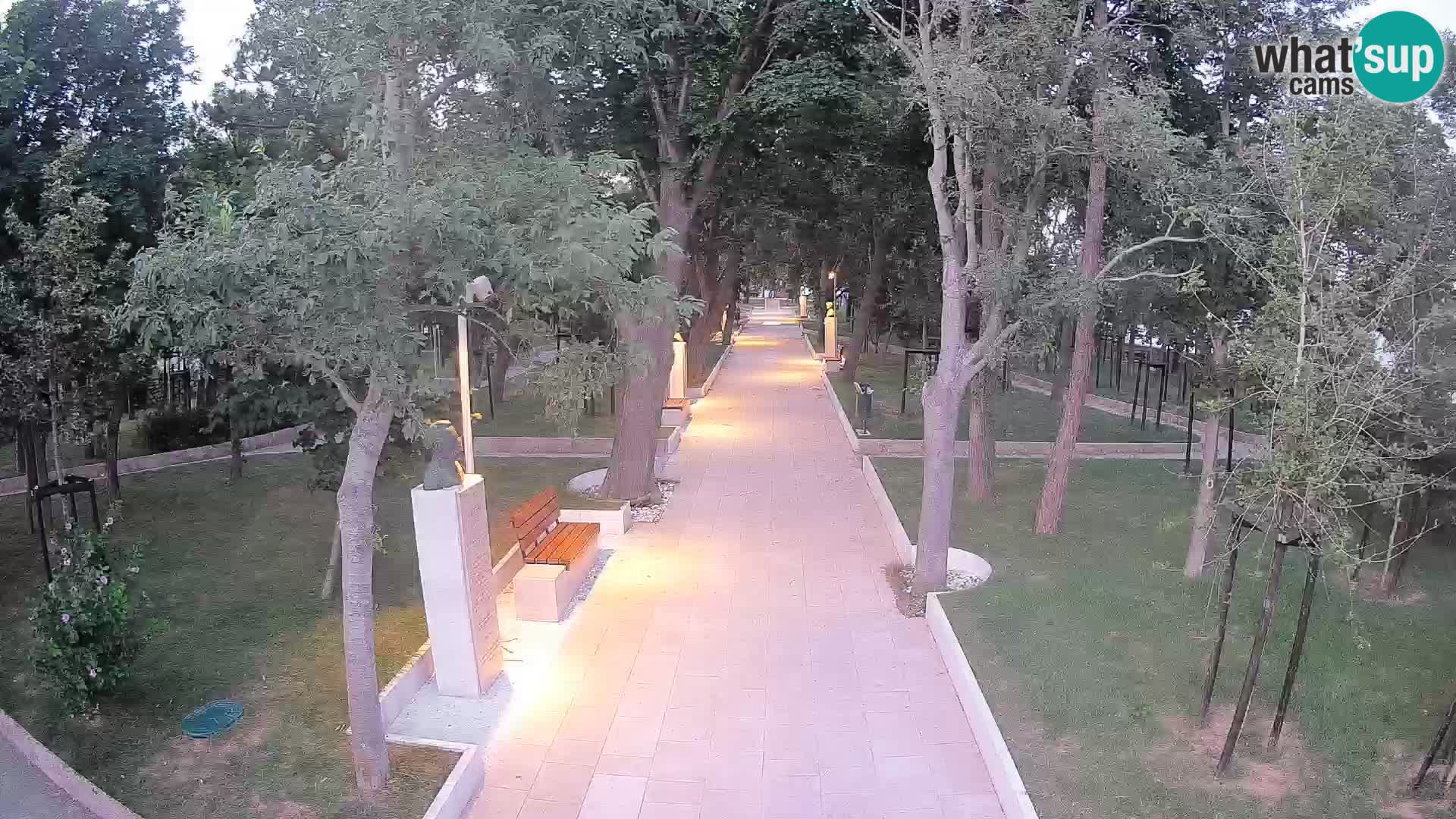 Writers’ Park Webcam Senj – Live by the Sea