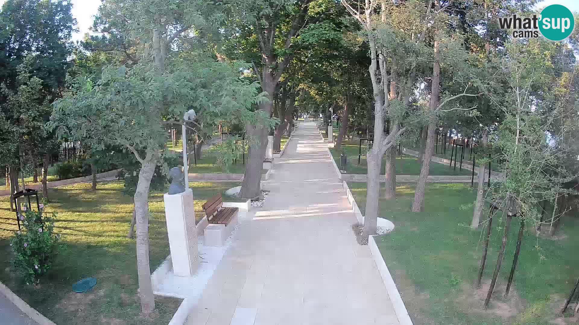 Writers’ Park Webcam Senj – Live by the Sea