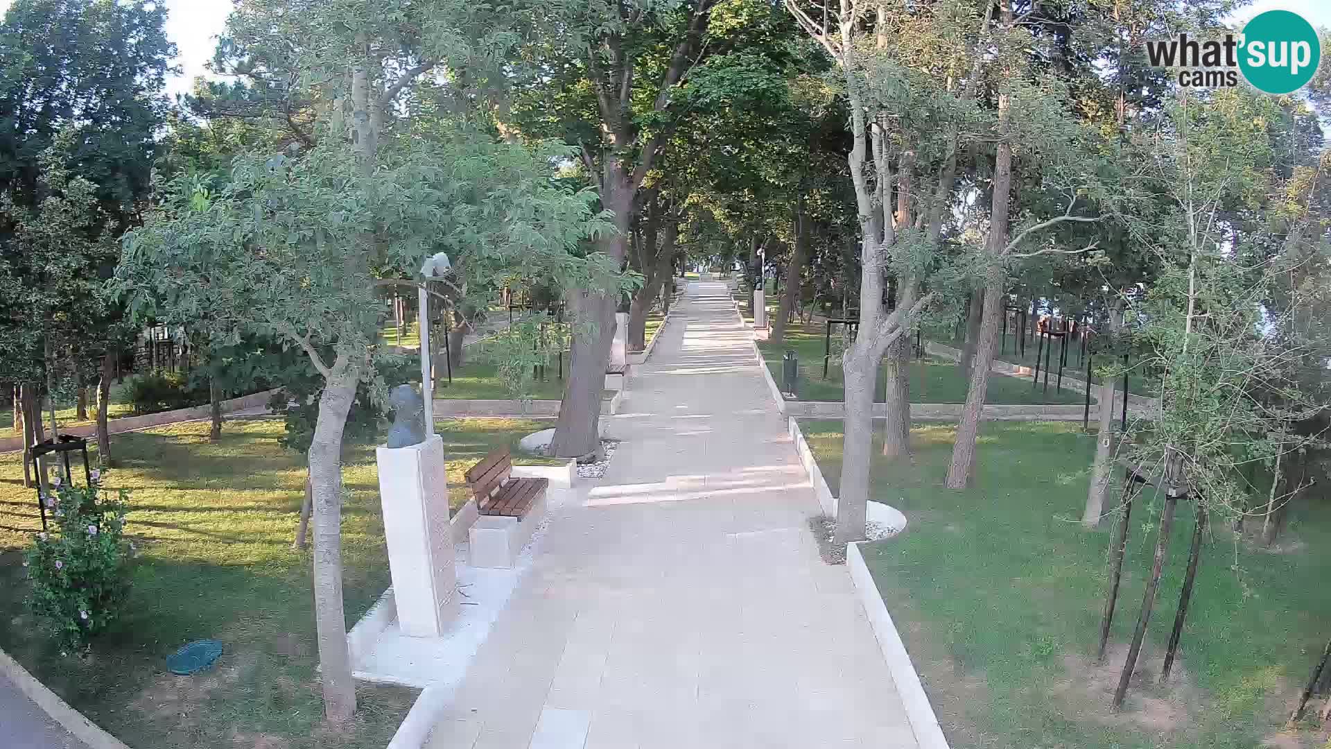 Writers’ Park Webcam Senj – Live by the Sea