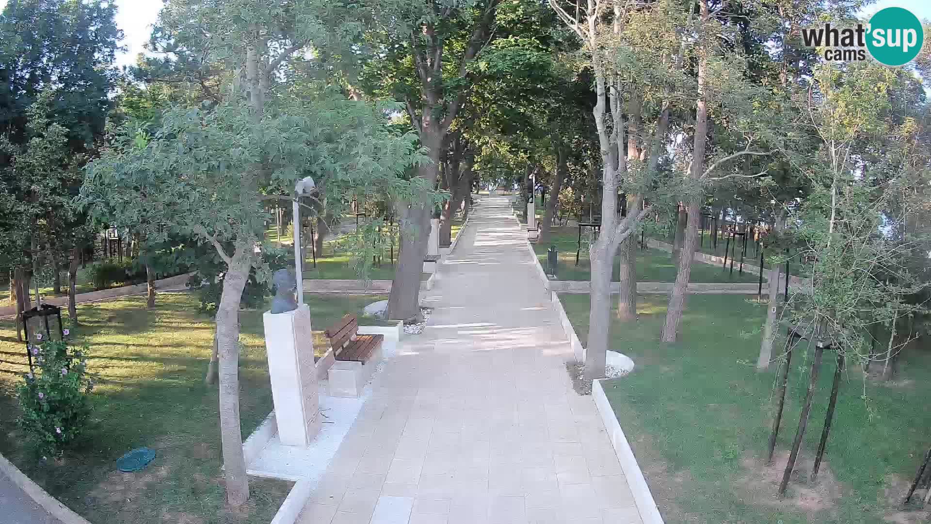 Writers’ Park Webcam Senj – Live by the Sea