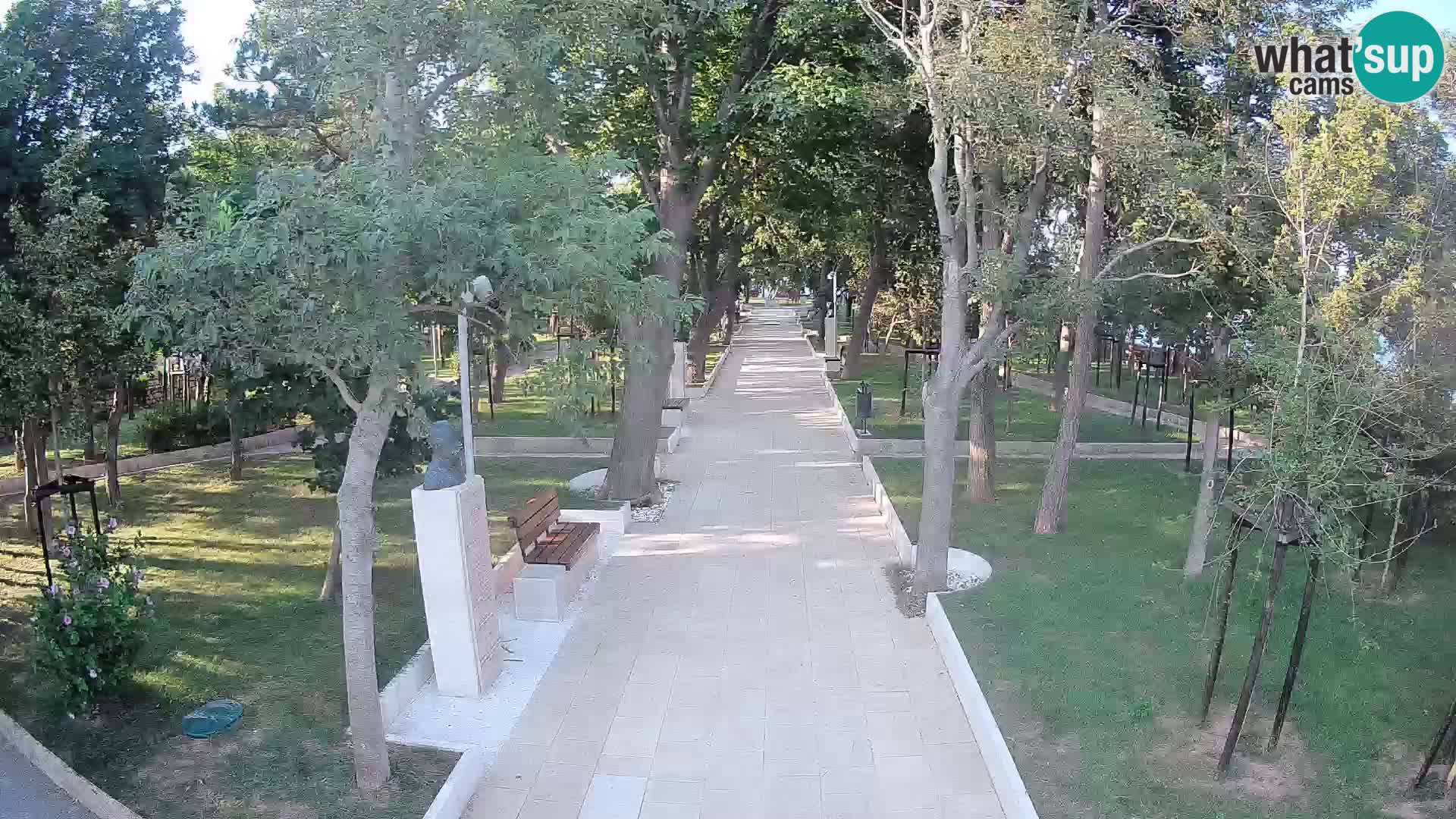 Writers’ Park Webcam Senj – Live by the Sea