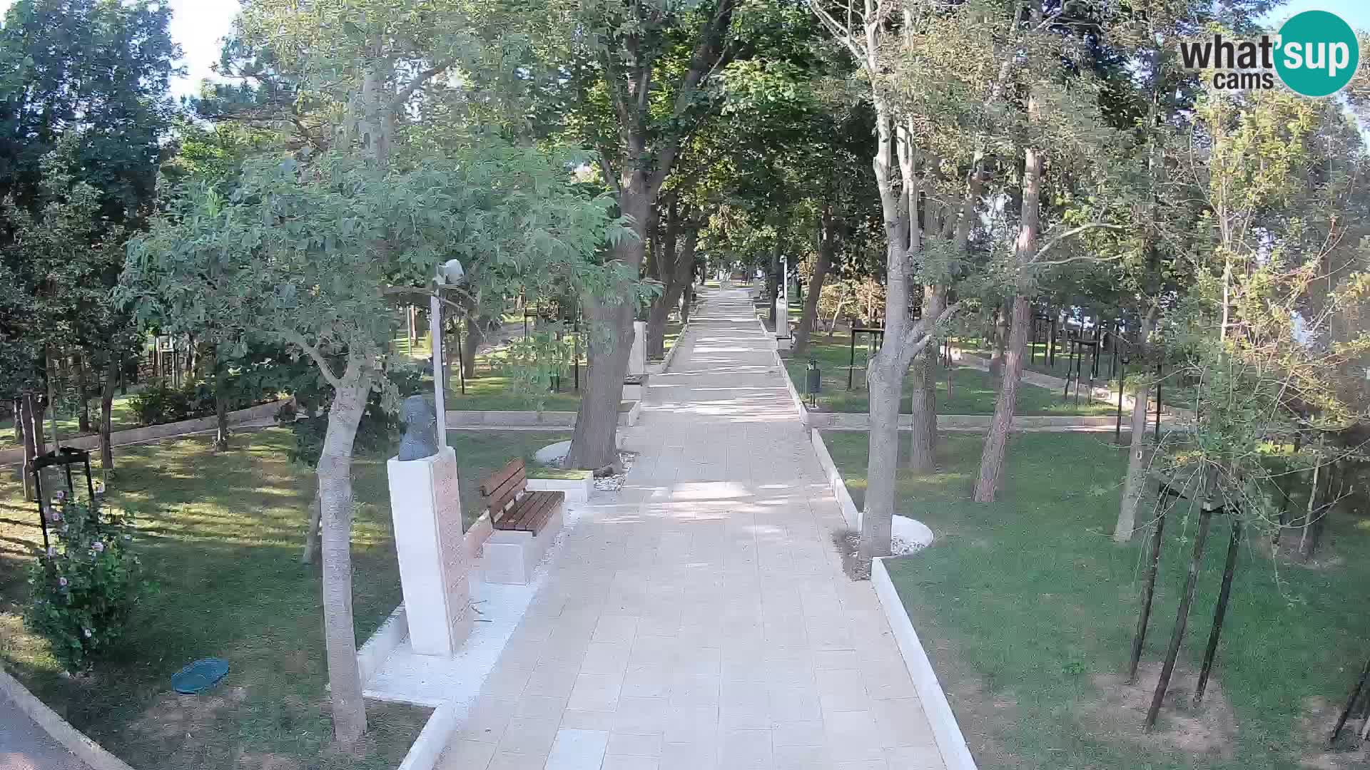 Webcam Schriftstellerpark Senj – Live am Meer