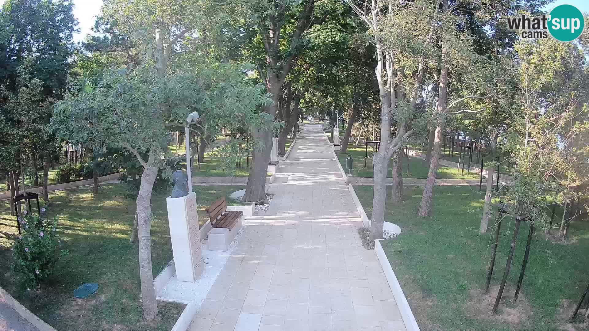 Writers’ Park Webcam Senj – Live by the Sea