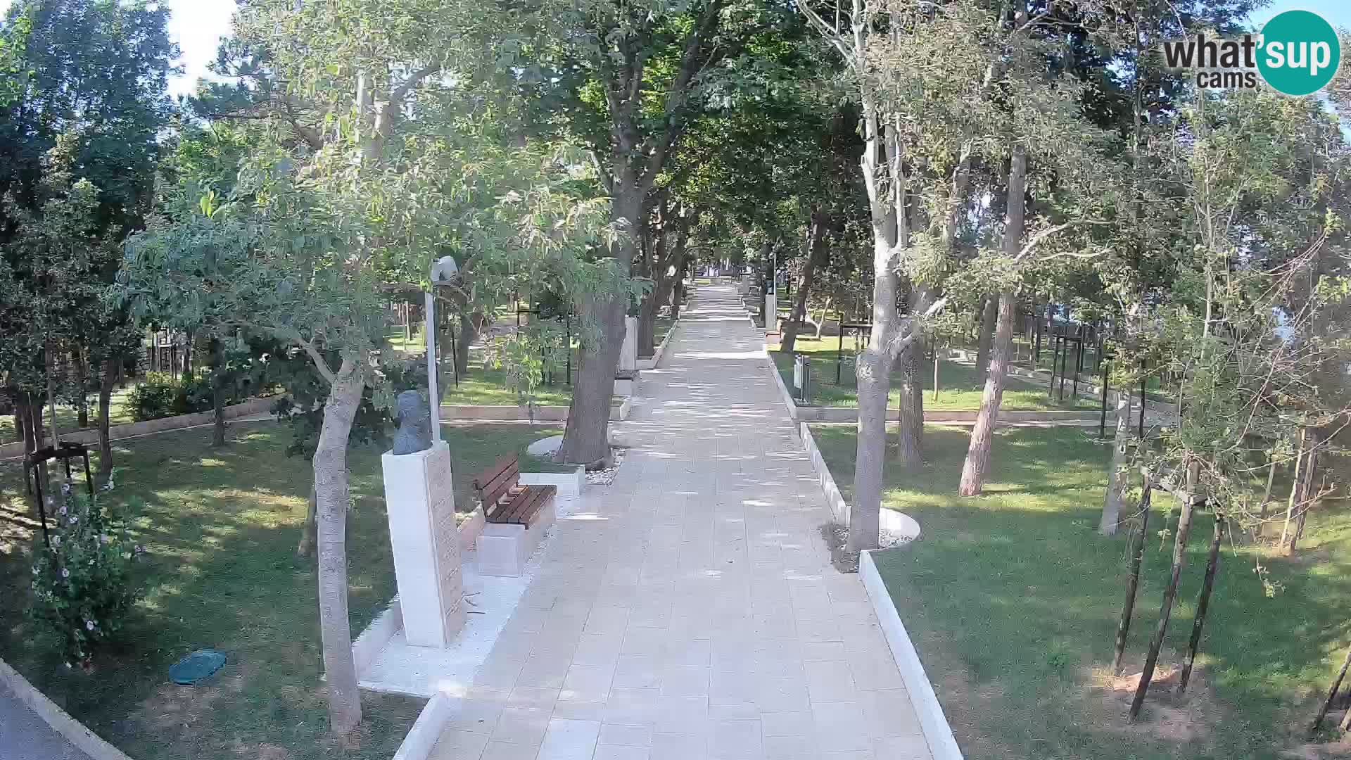 Webcam Schriftstellerpark Senj – Live am Meer