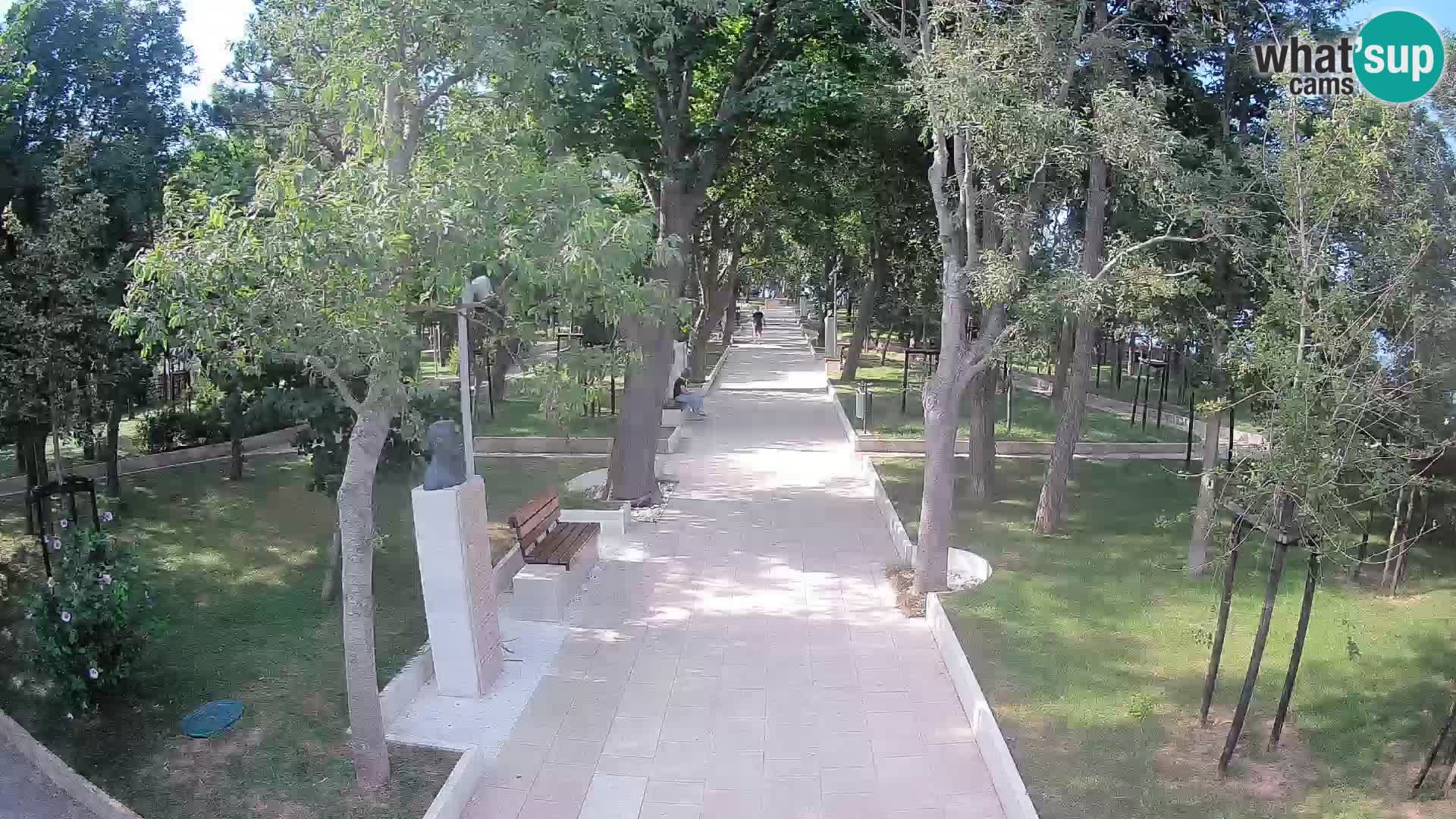 Writers’ Park Webcam Senj – Live by the Sea