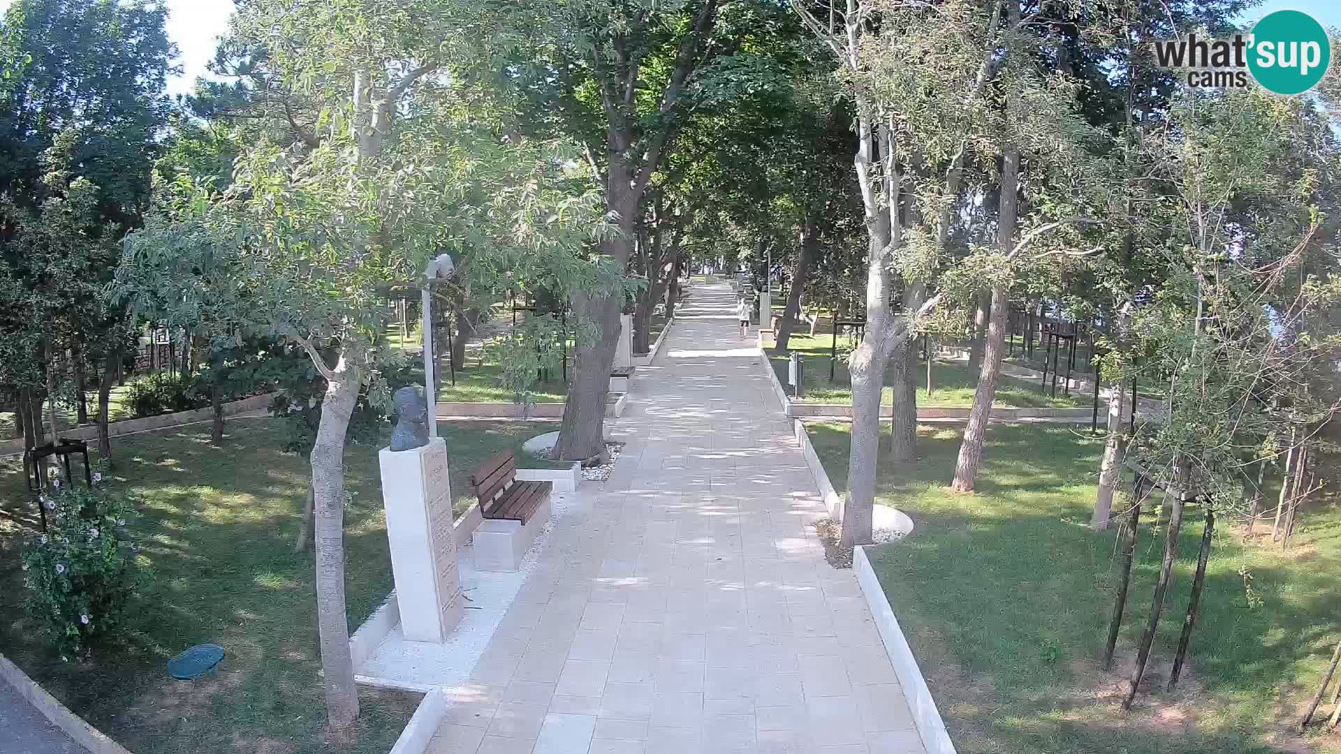 Writers’ Park Webcam Senj – Live by the Sea