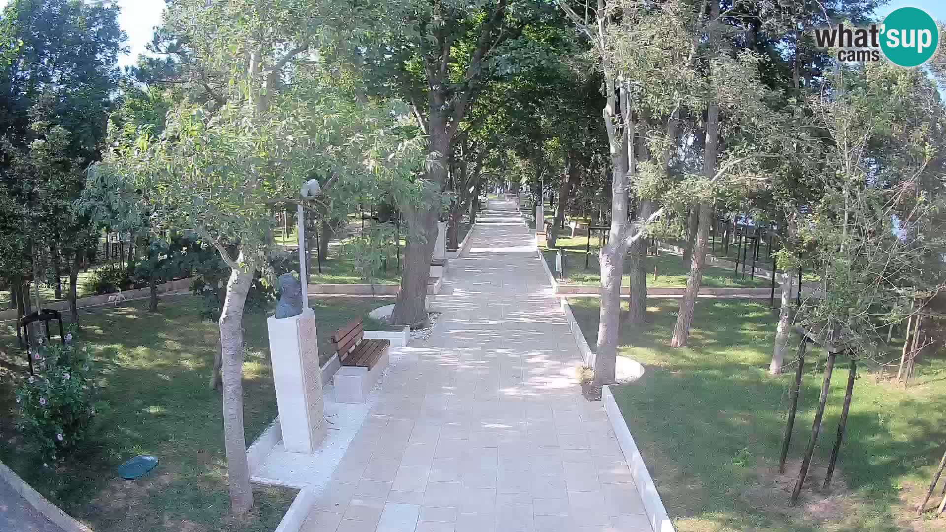 Writers’ Park Webcam Senj – Live by the Sea