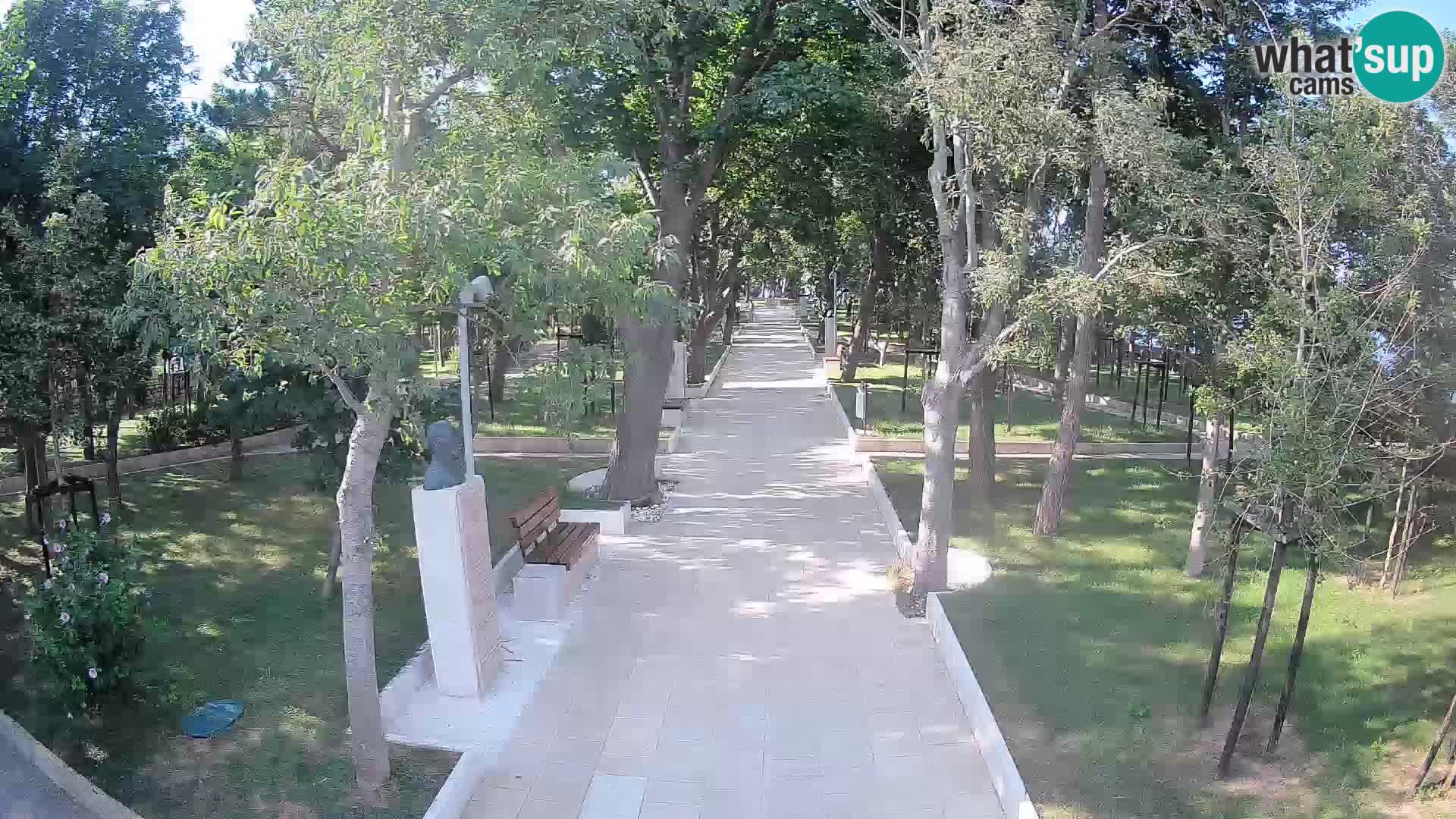Writers’ Park Webcam Senj – Live by the Sea