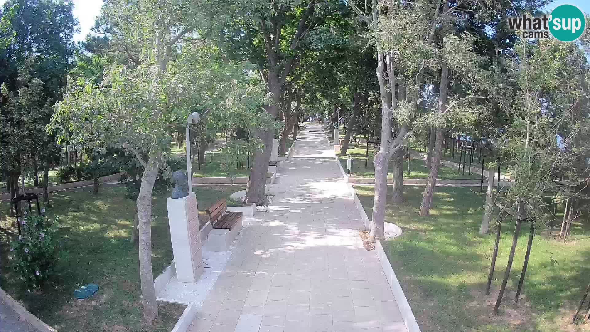 Webcam Schriftstellerpark Senj – Live am Meer