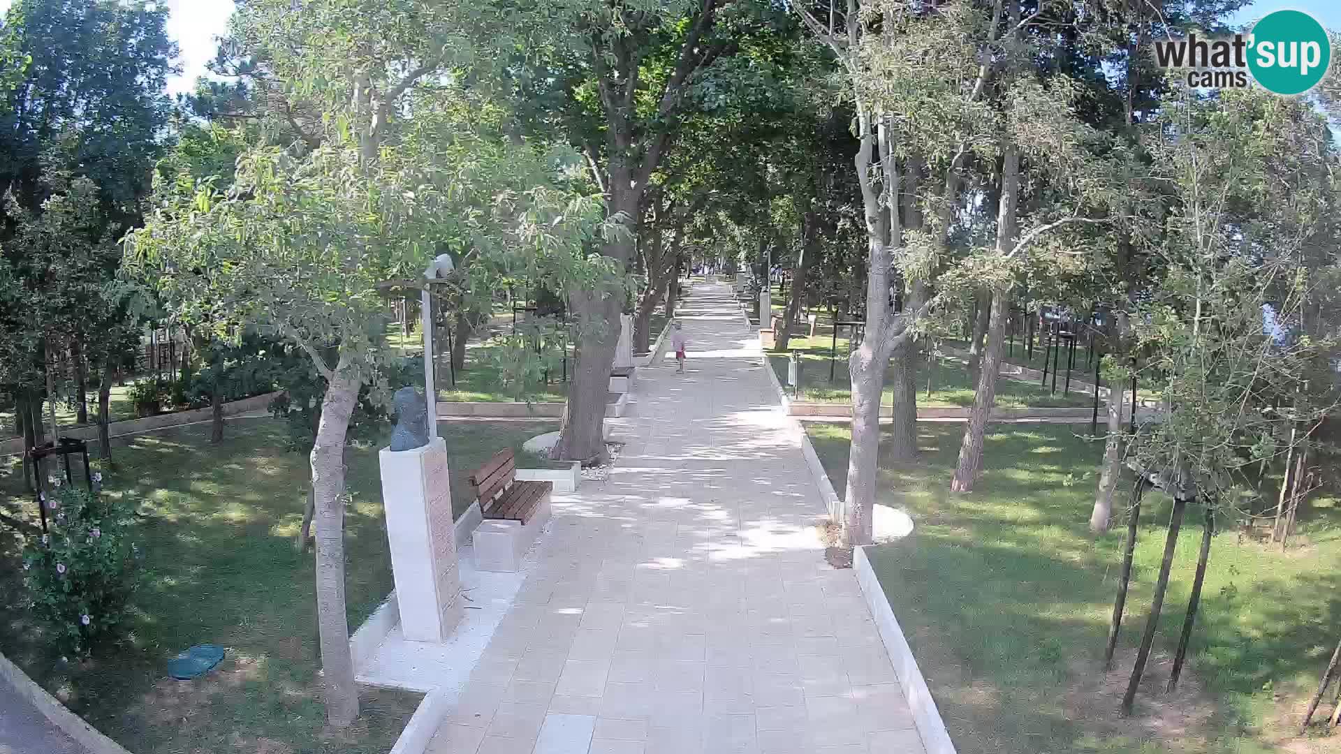 Writers’ Park Webcam Senj – Live by the Sea