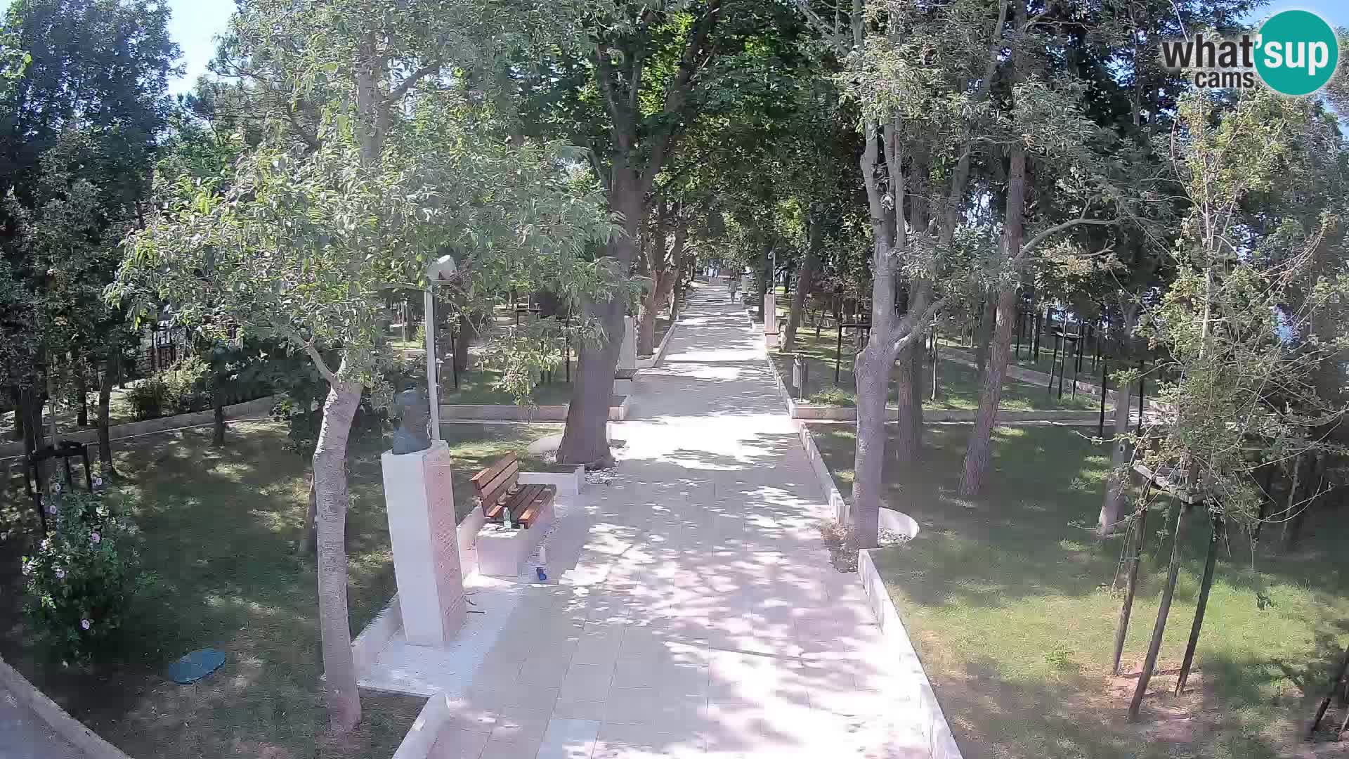 Writers’ Park Webcam Senj – Live by the Sea