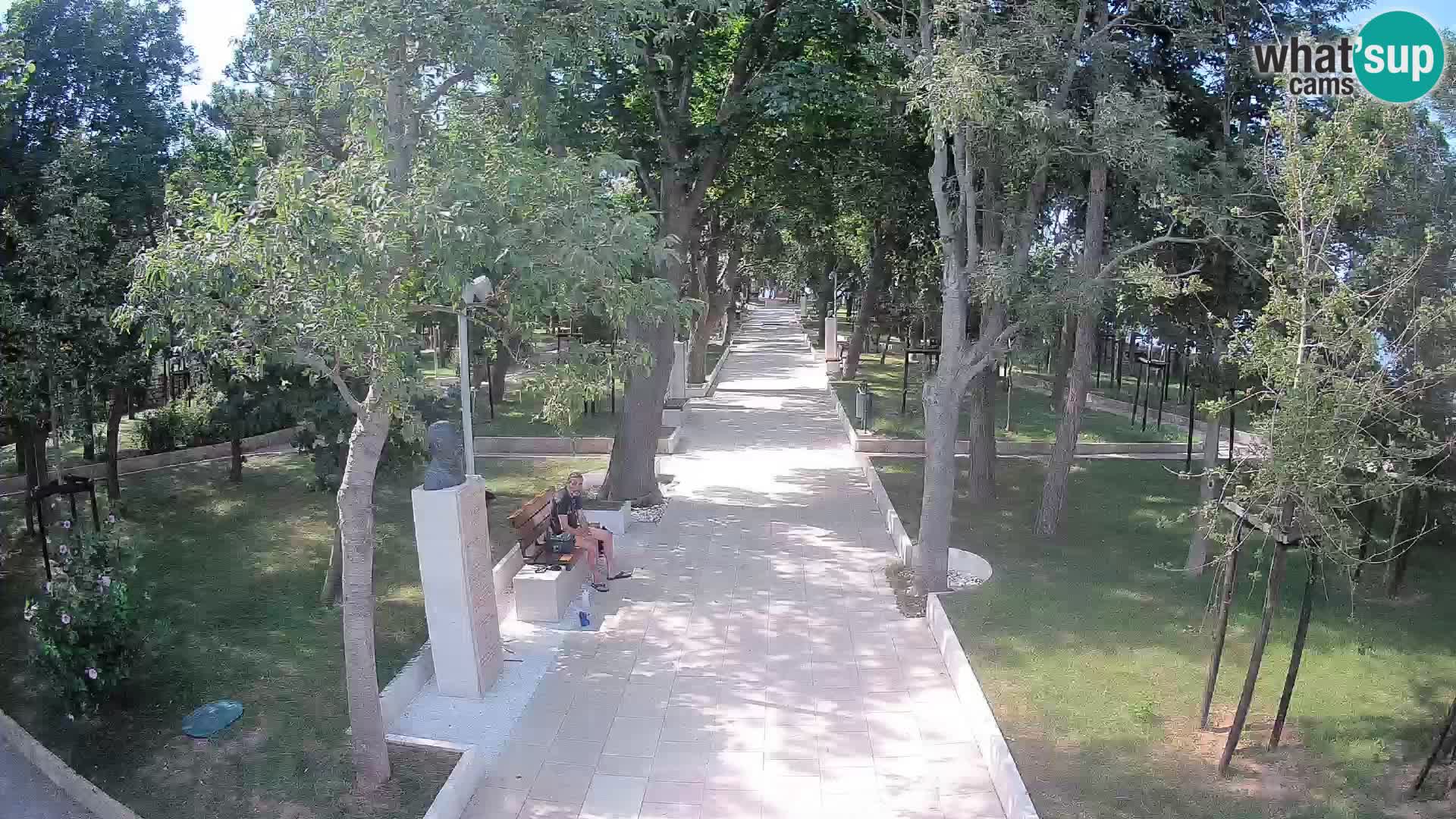 Writers’ Park Webcam Senj – Live by the Sea