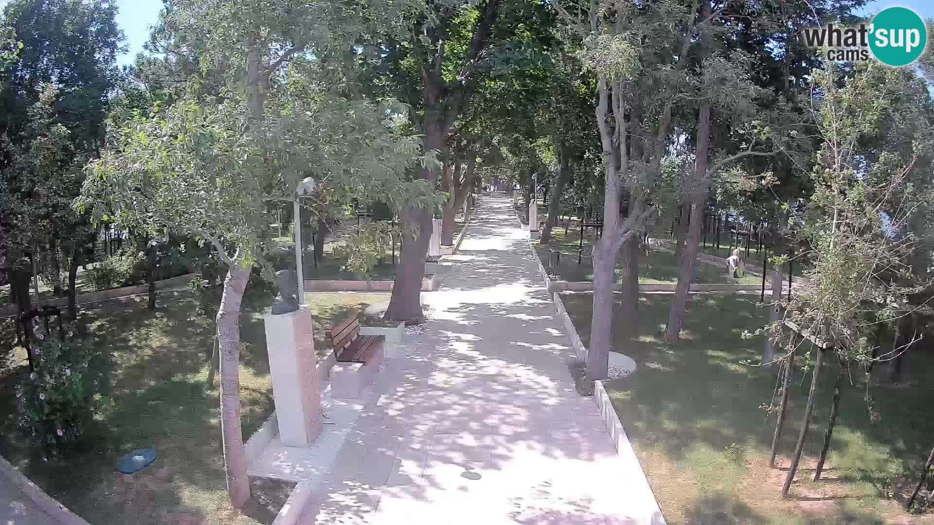 Webcam Schriftstellerpark Senj – Live am Meer