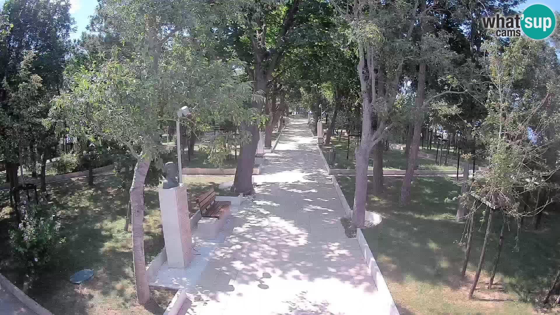Webcam Schriftstellerpark Senj – Live am Meer