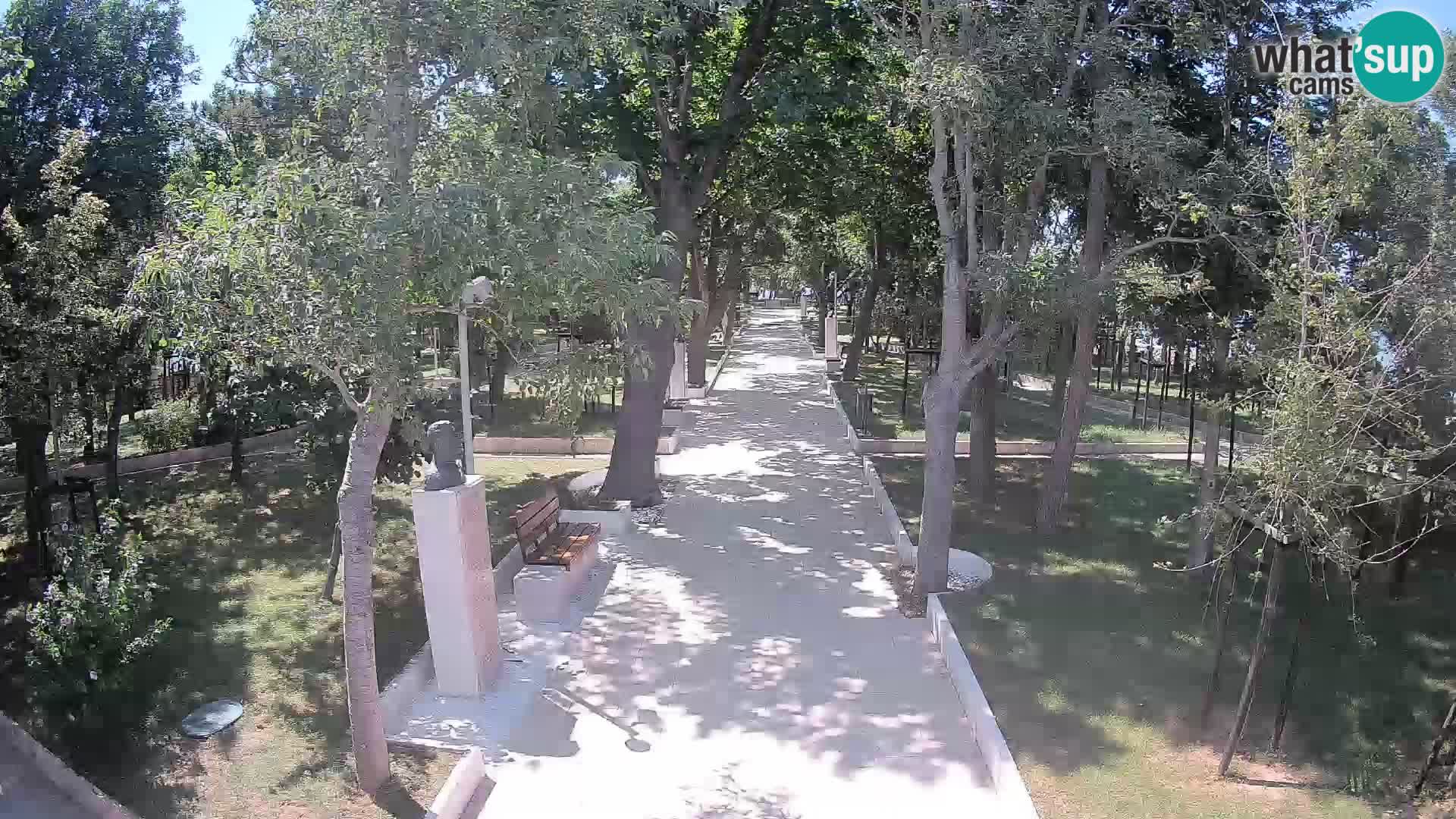 Writers’ Park Webcam Senj – Live by the Sea