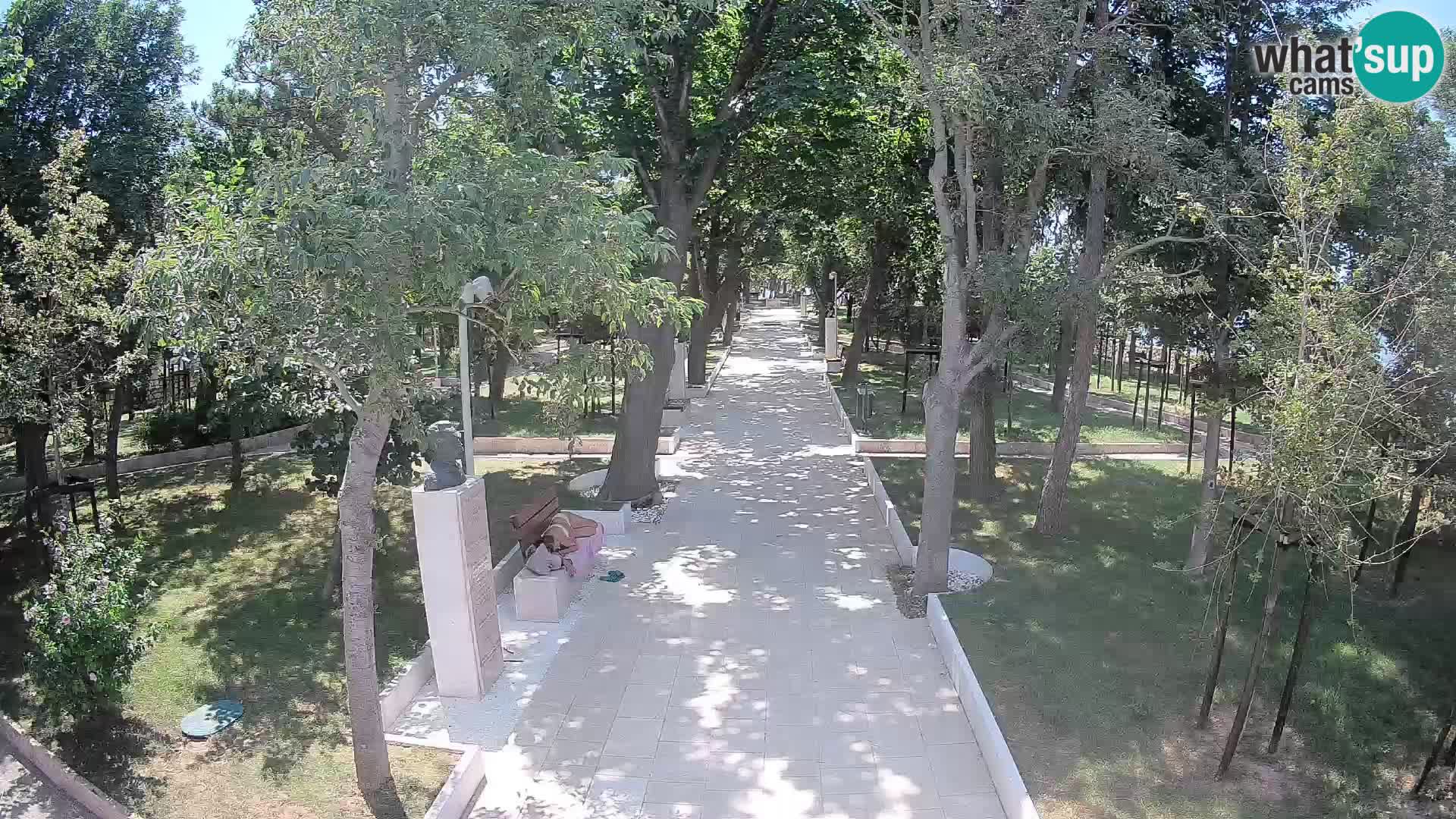 Writers’ Park Webcam Senj – Live by the Sea