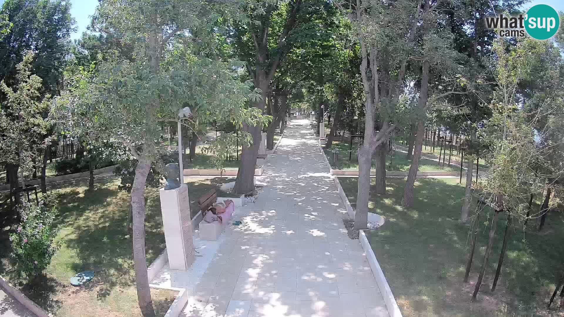 Writers’ Park Webcam Senj – Live by the Sea