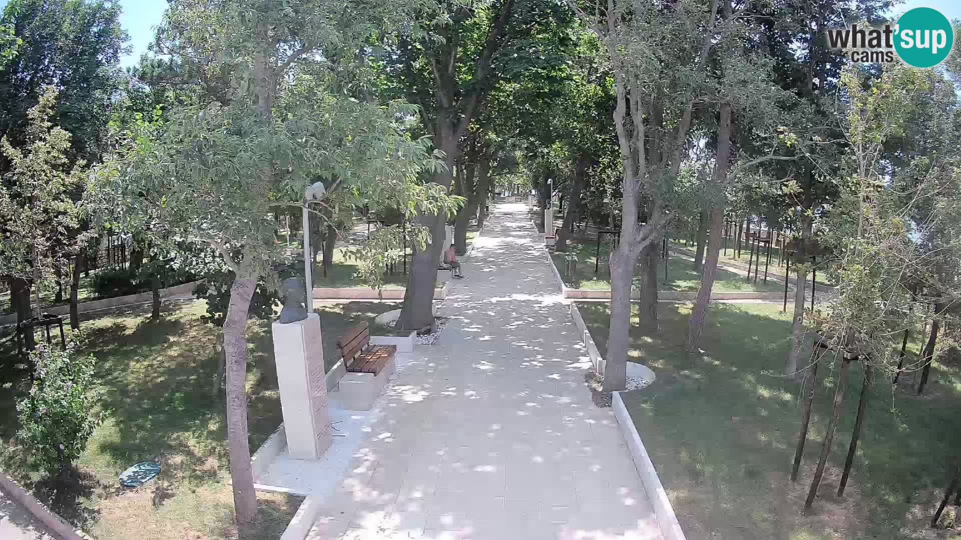 Writers’ Park Webcam Senj – Live by the Sea