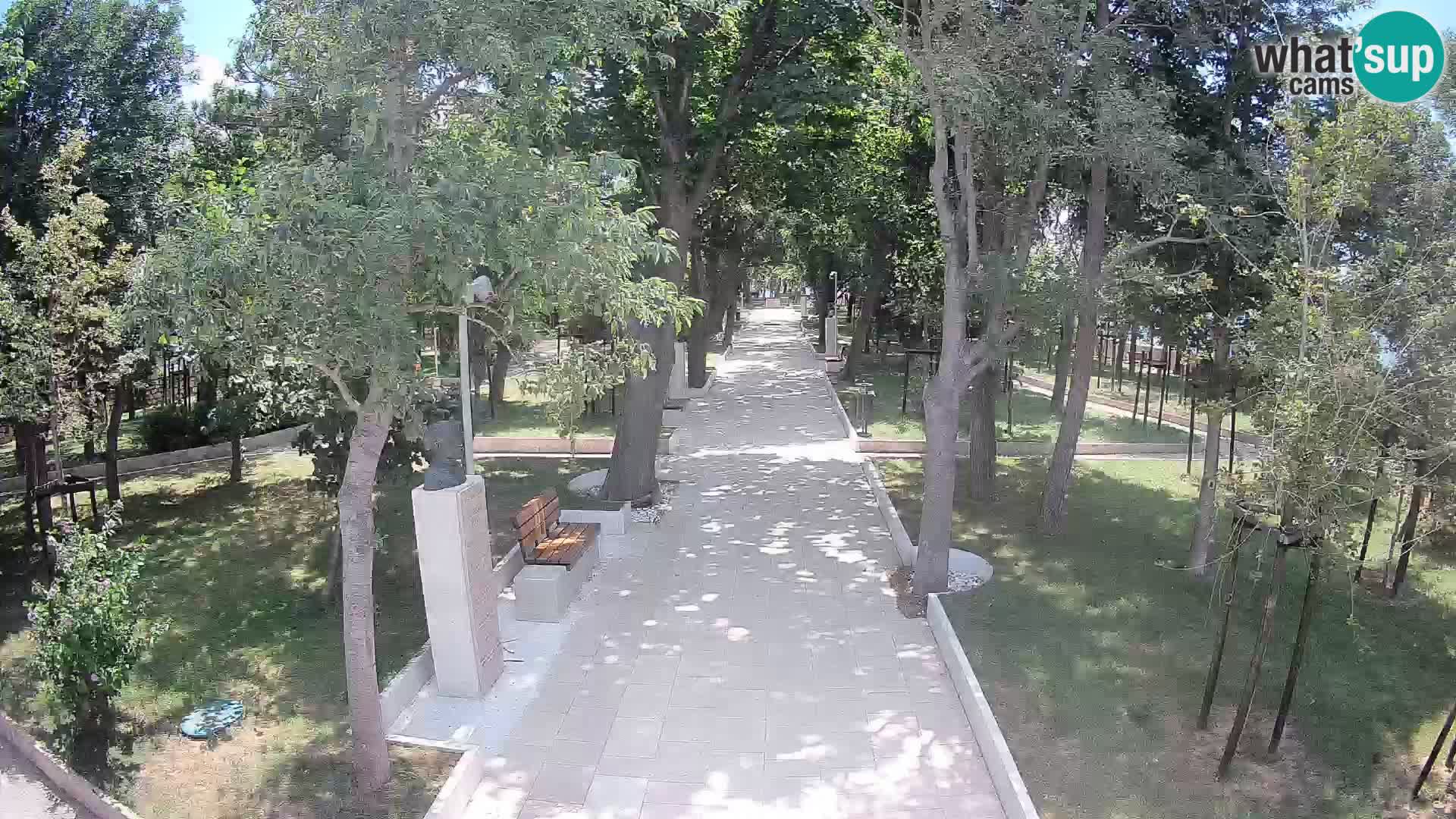 Webcam Schriftstellerpark Senj – Live am Meer