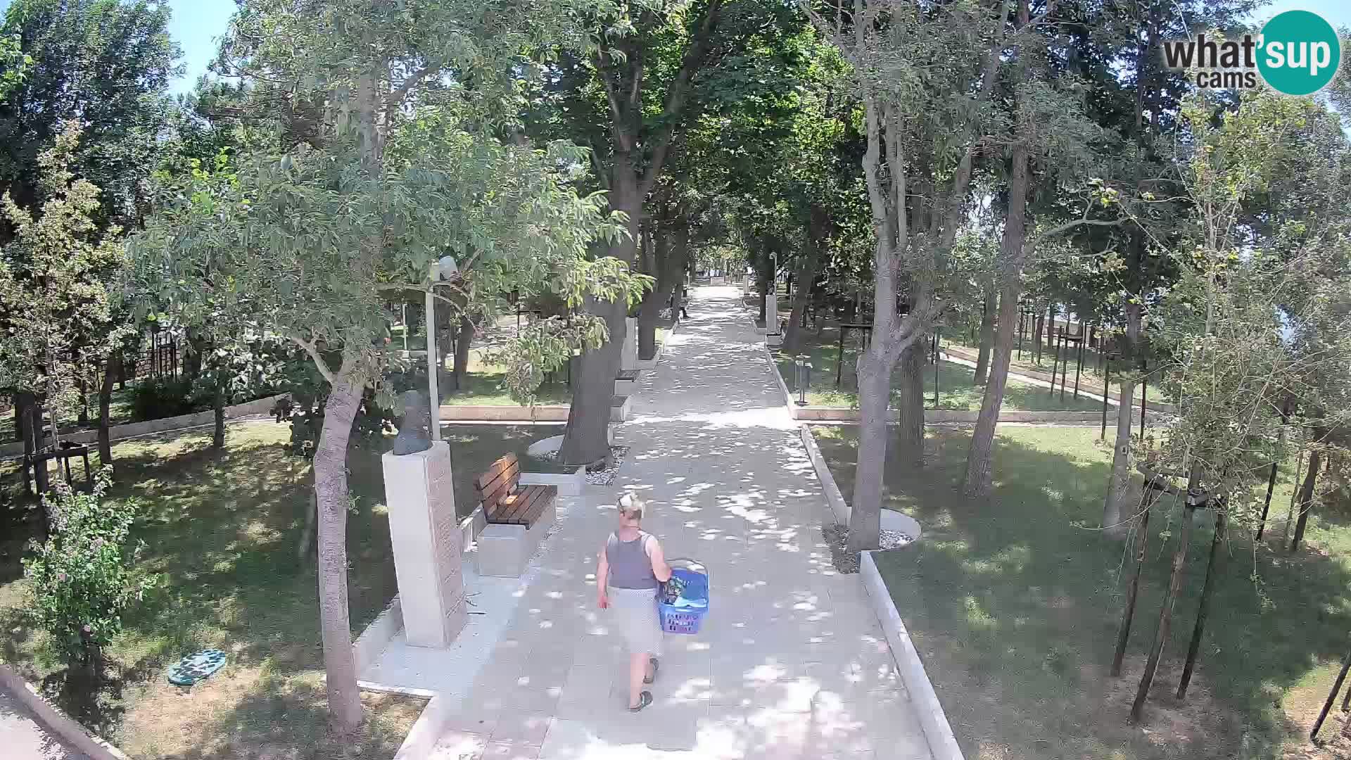 Writers’ Park Webcam Senj – Live by the Sea