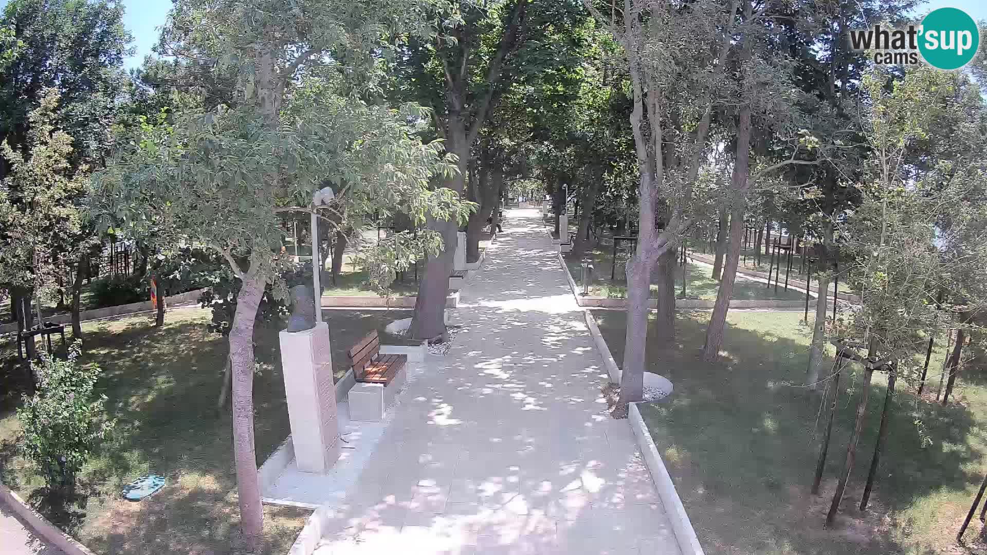 Webcam Schriftstellerpark Senj – Live am Meer