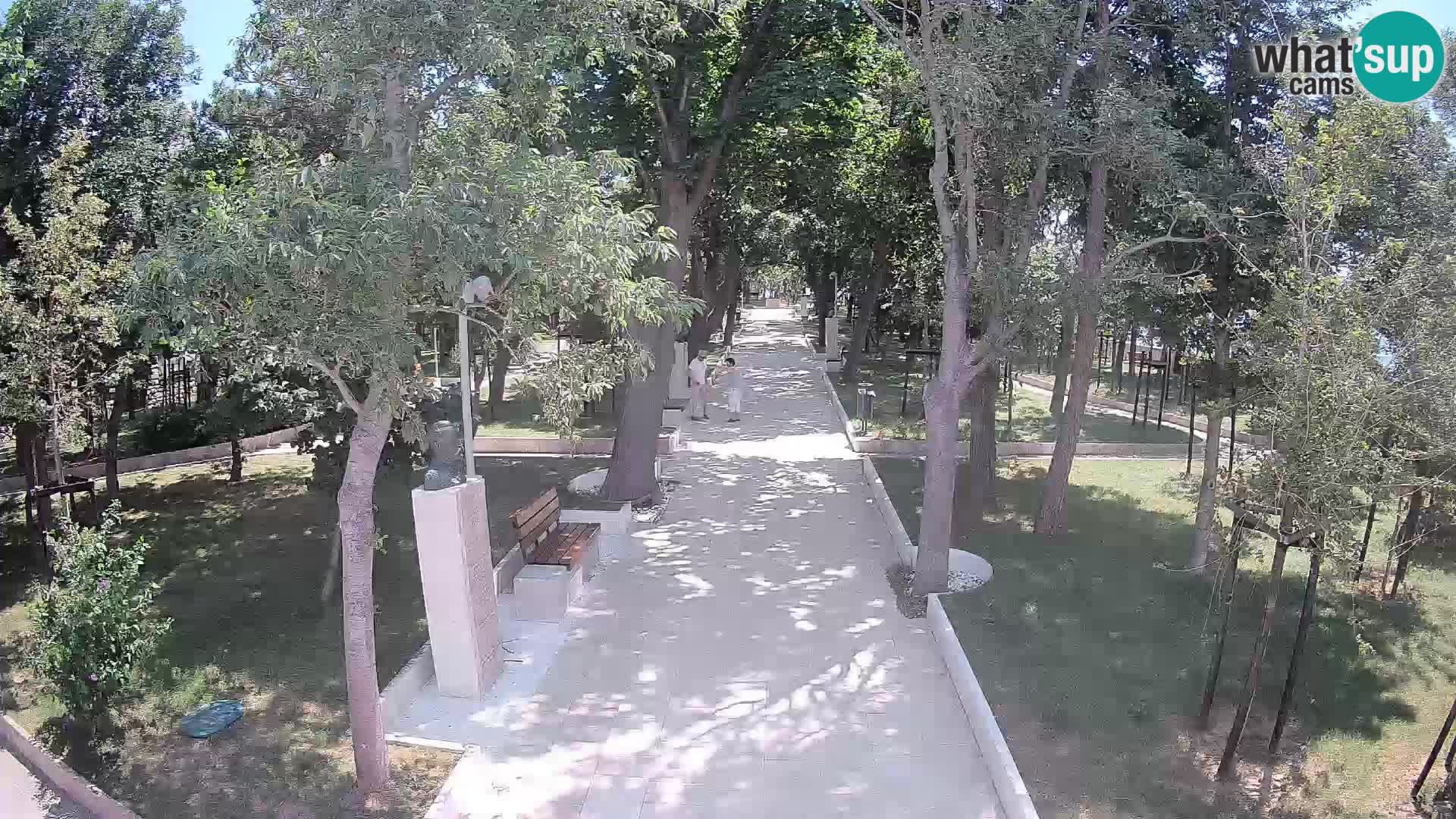 Writers’ Park Webcam Senj – Live by the Sea