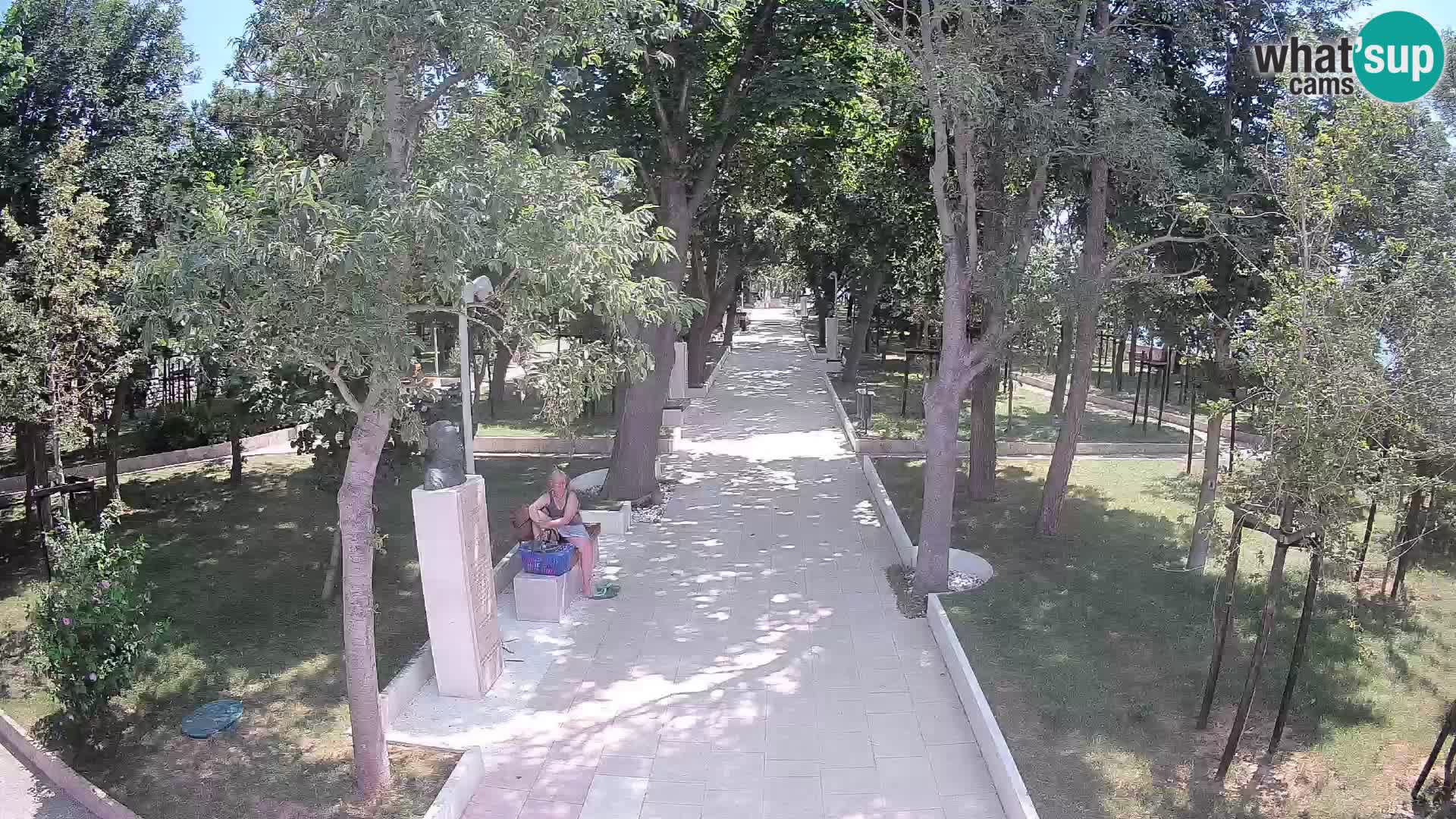 Writers’ Park Webcam Senj – Live by the Sea