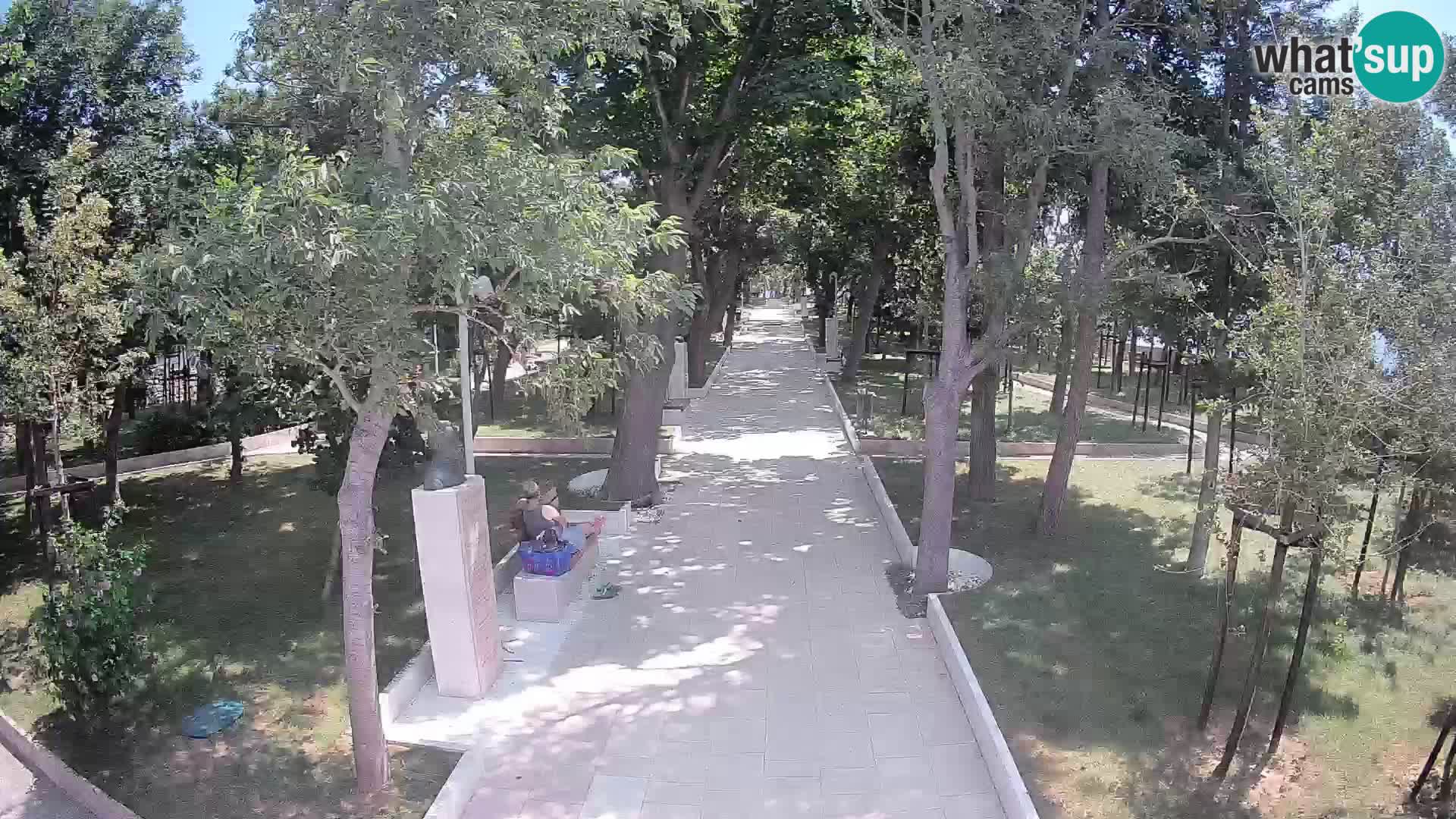 Writers’ Park Webcam Senj – Live by the Sea
