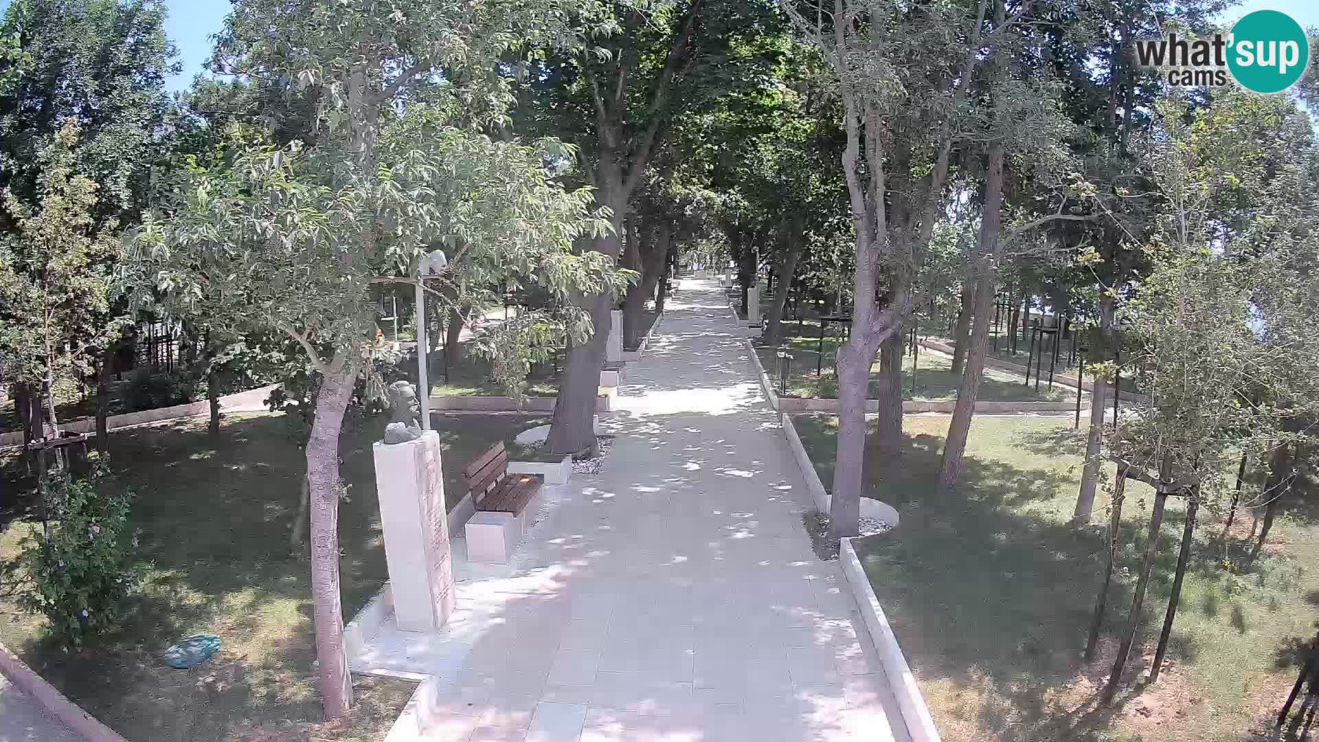 Writers’ Park Webcam Senj – Live by the Sea