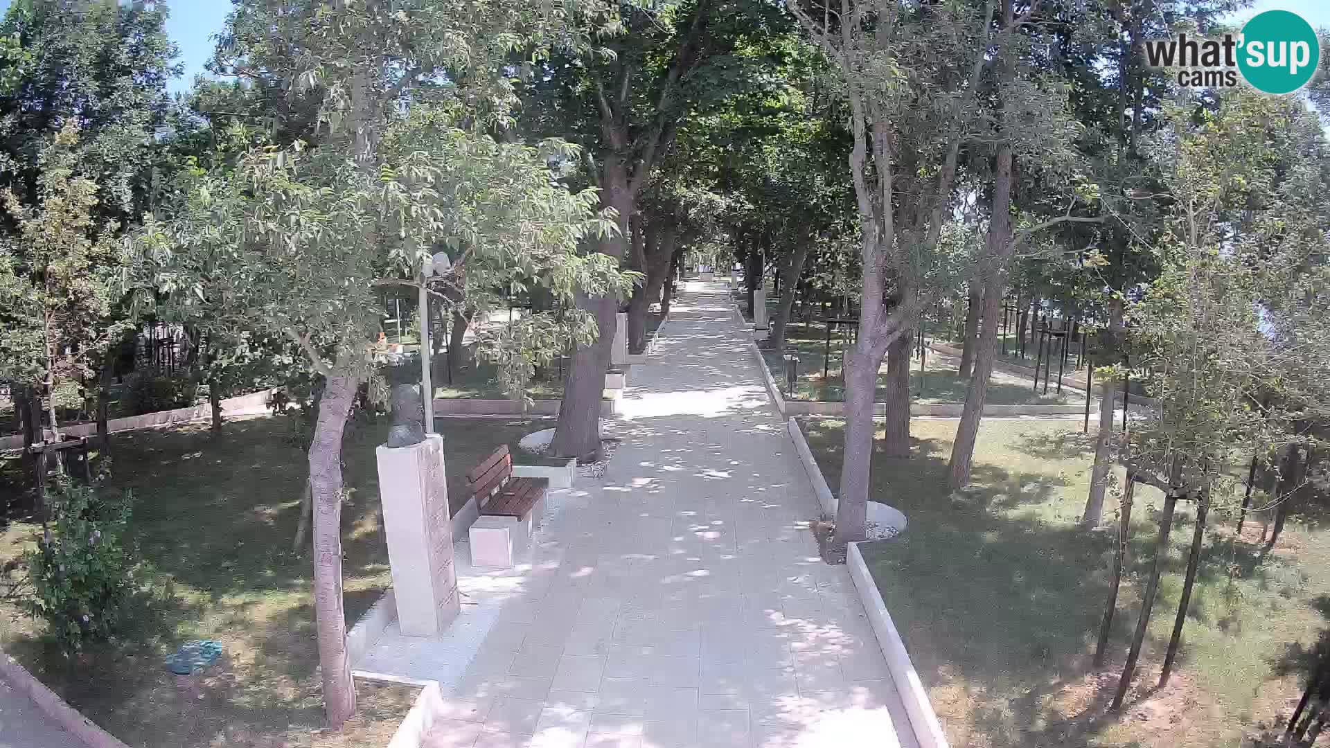 Webcam Schriftstellerpark Senj – Live am Meer