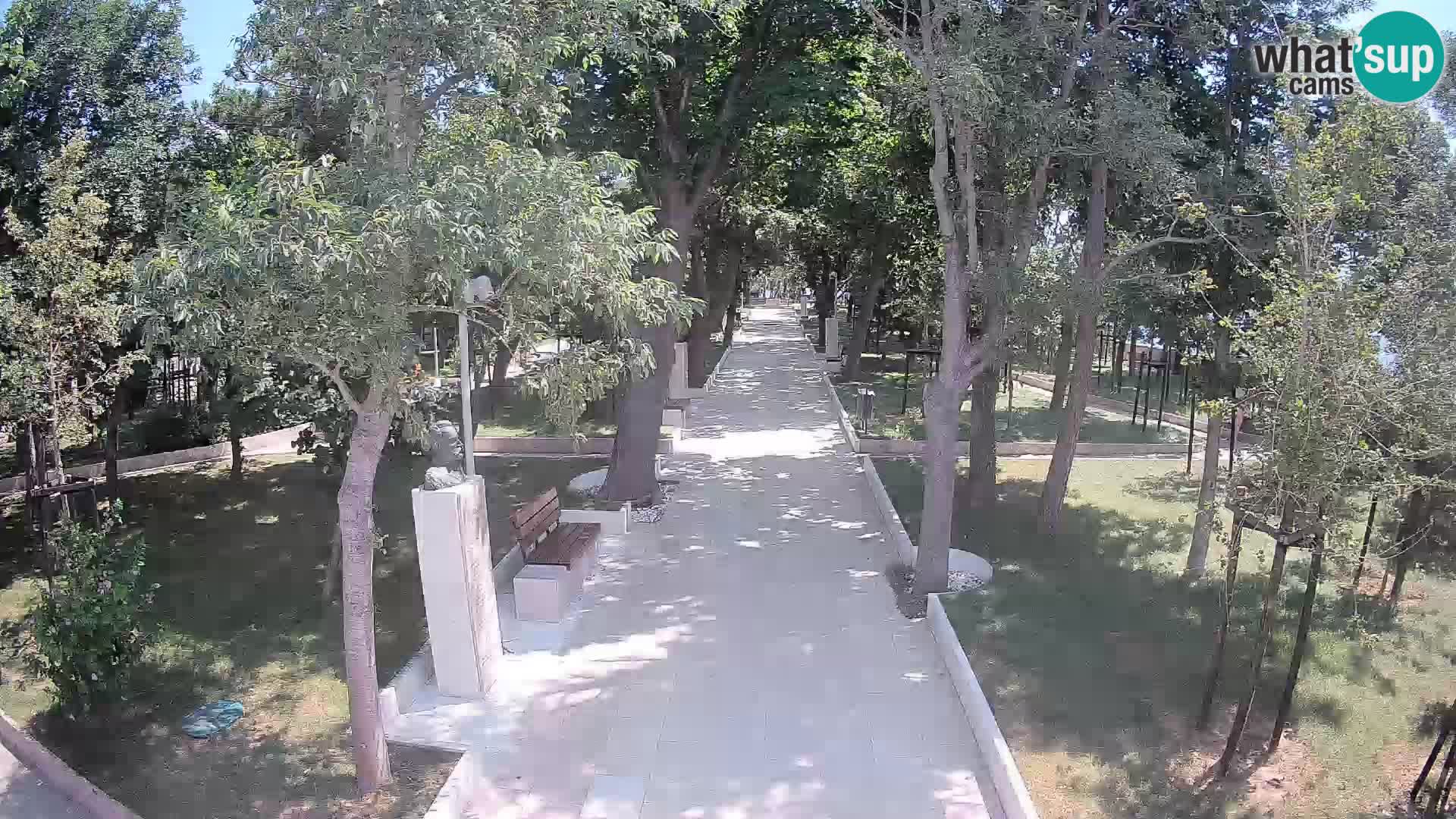 Writers’ Park Webcam Senj – Live by the Sea