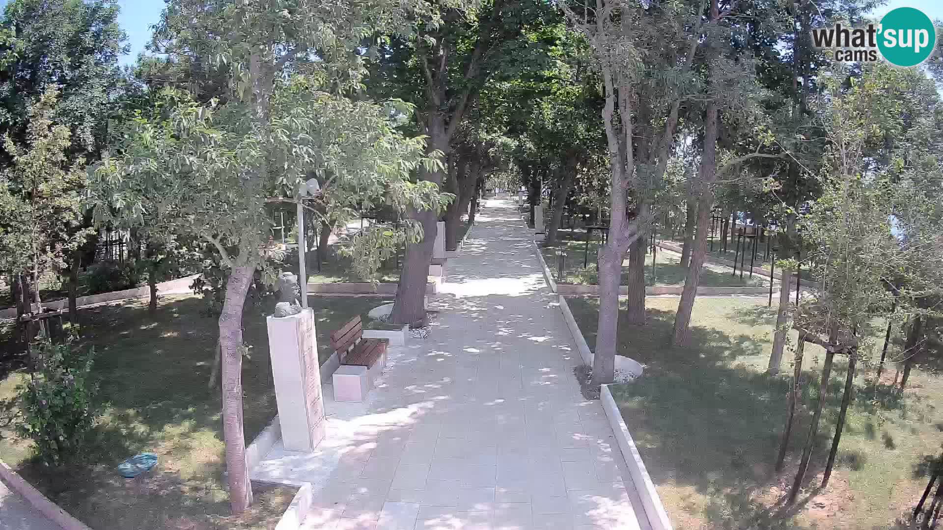 Writers’ Park Webcam Senj – Live by the Sea