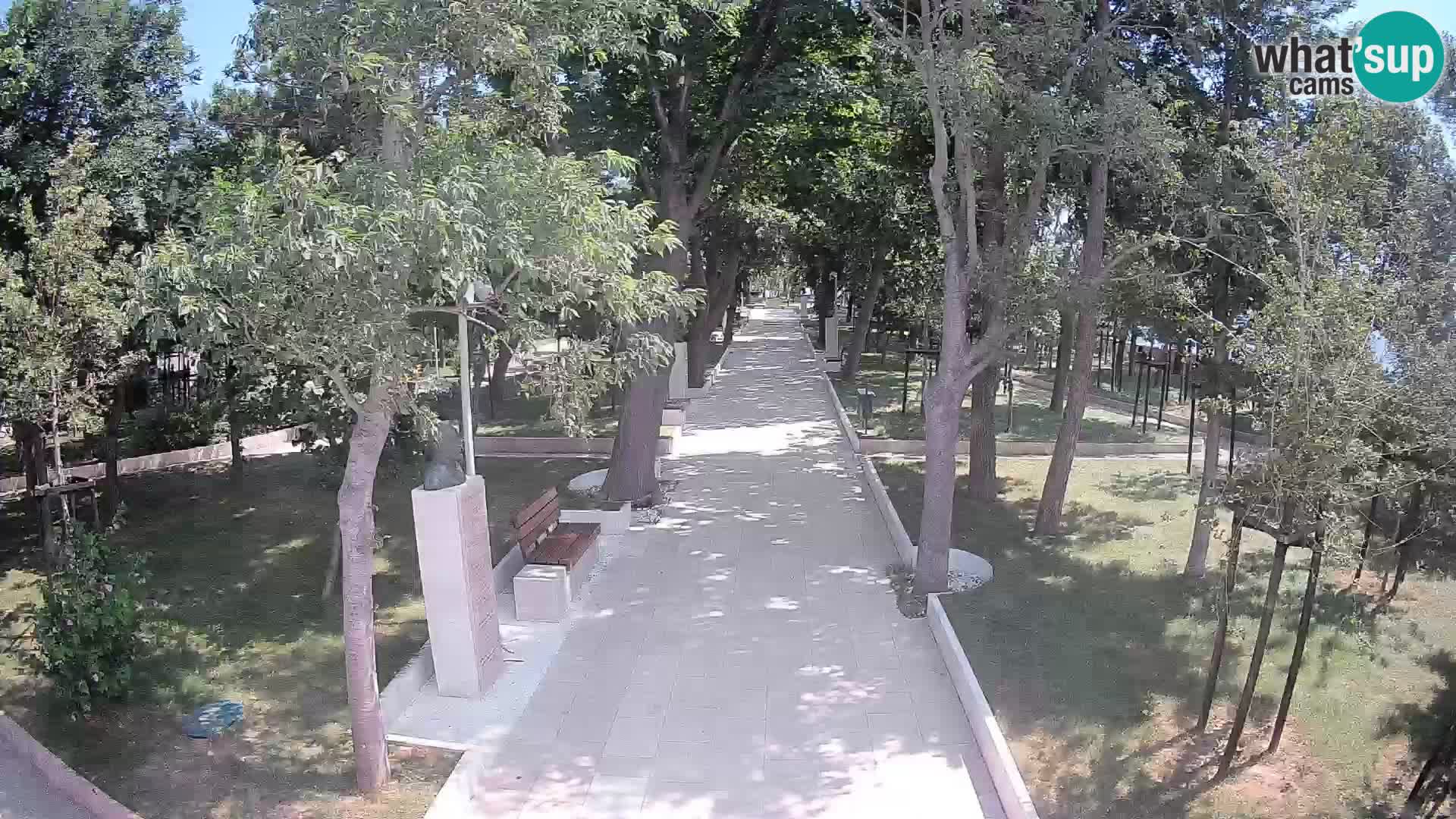 Webcam Schriftstellerpark Senj – Live am Meer