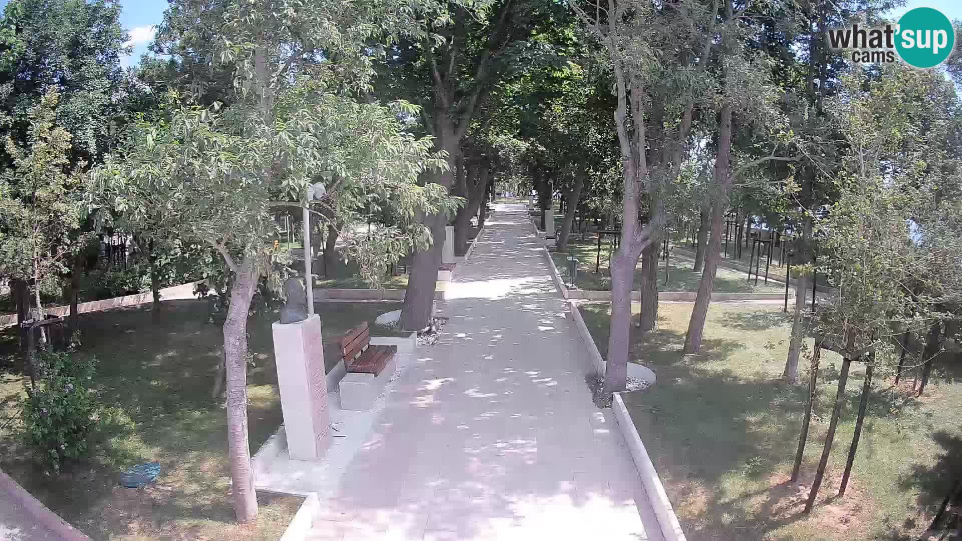 Webcam Schriftstellerpark Senj – Live am Meer