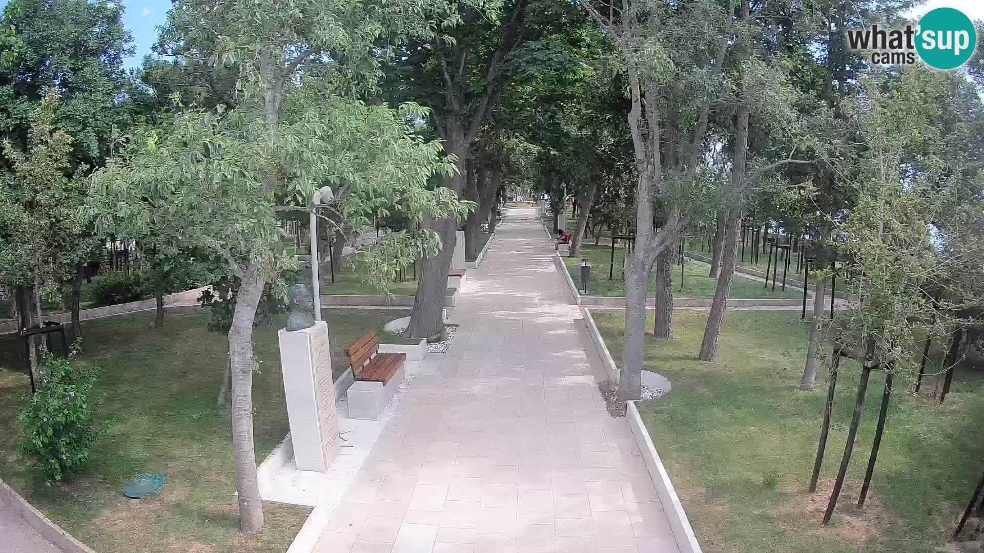Writers’ Park Webcam Senj – Live by the Sea