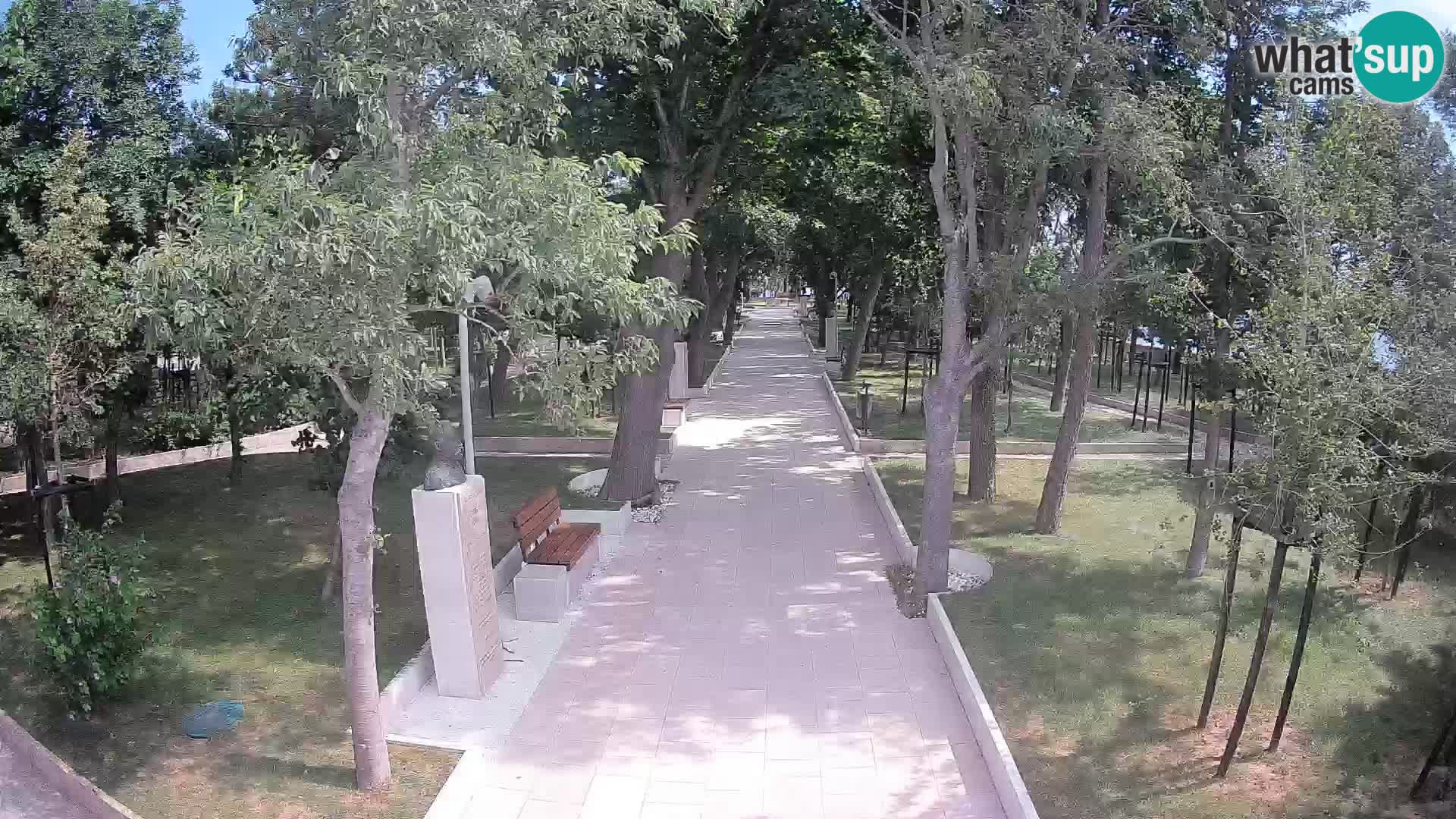 Writers’ Park Webcam Senj – Live by the Sea