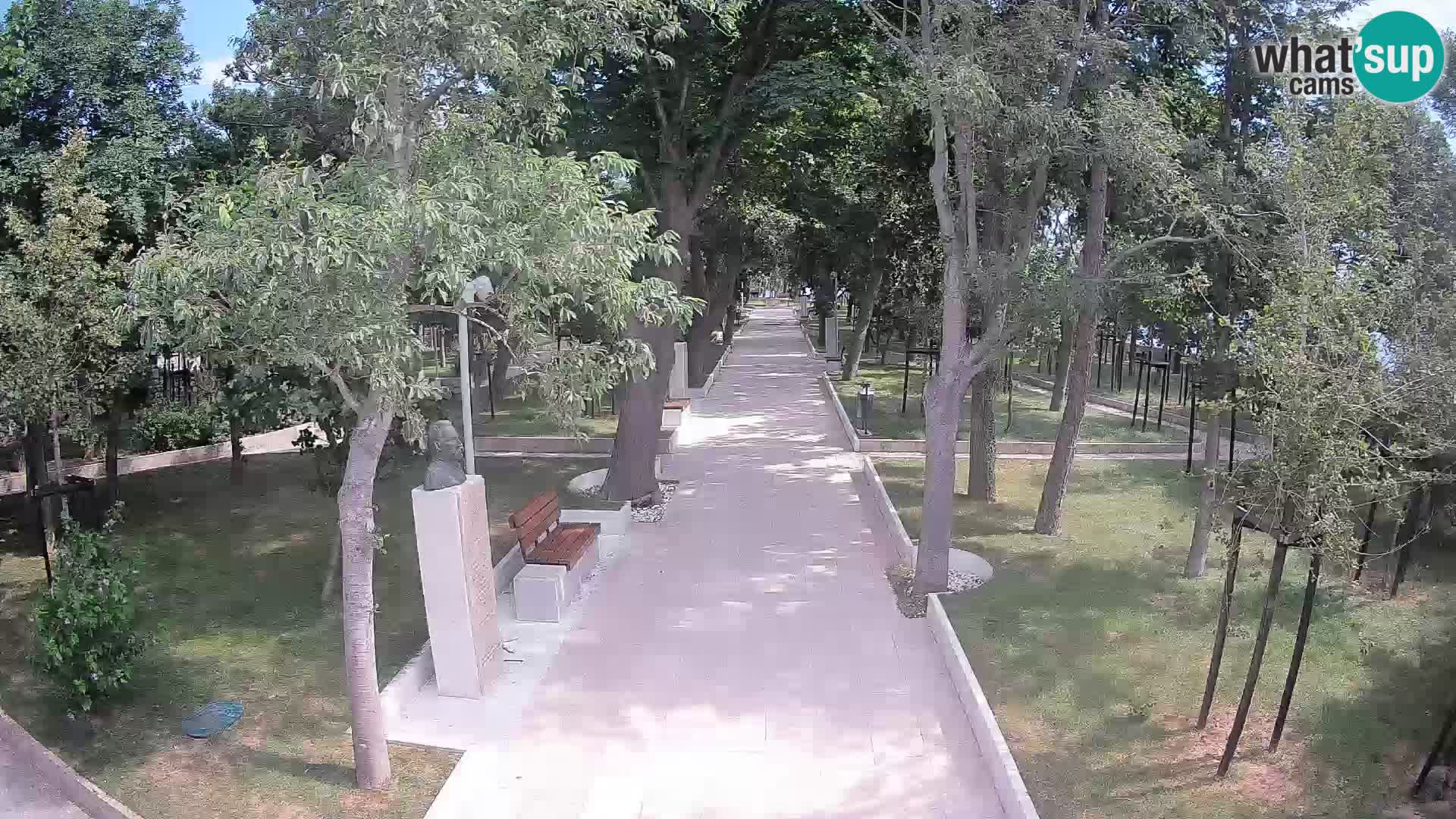 Writers’ Park Webcam Senj – Live by the Sea