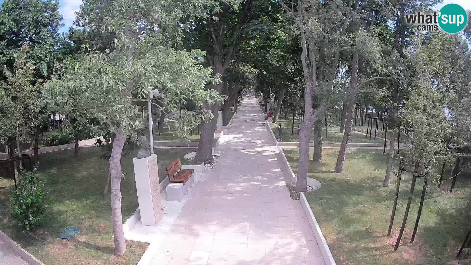 Writers’ Park Webcam Senj – Live by the Sea