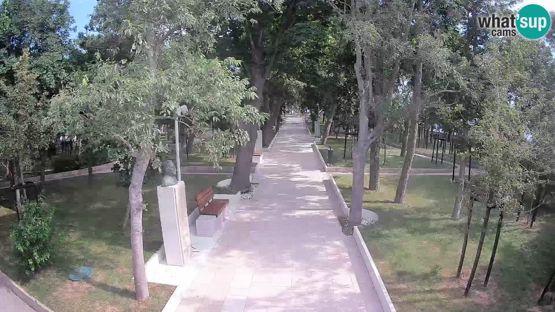 Writers’ Park Webcam Senj – Live by the Sea