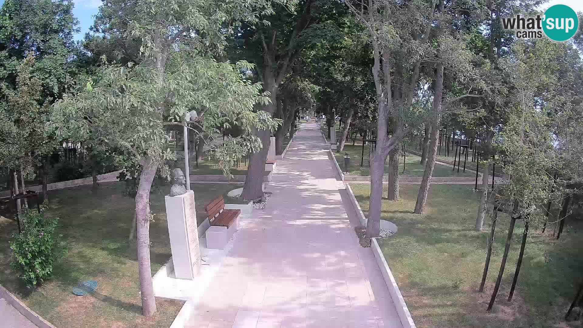 Writers’ Park Webcam Senj – Live by the Sea