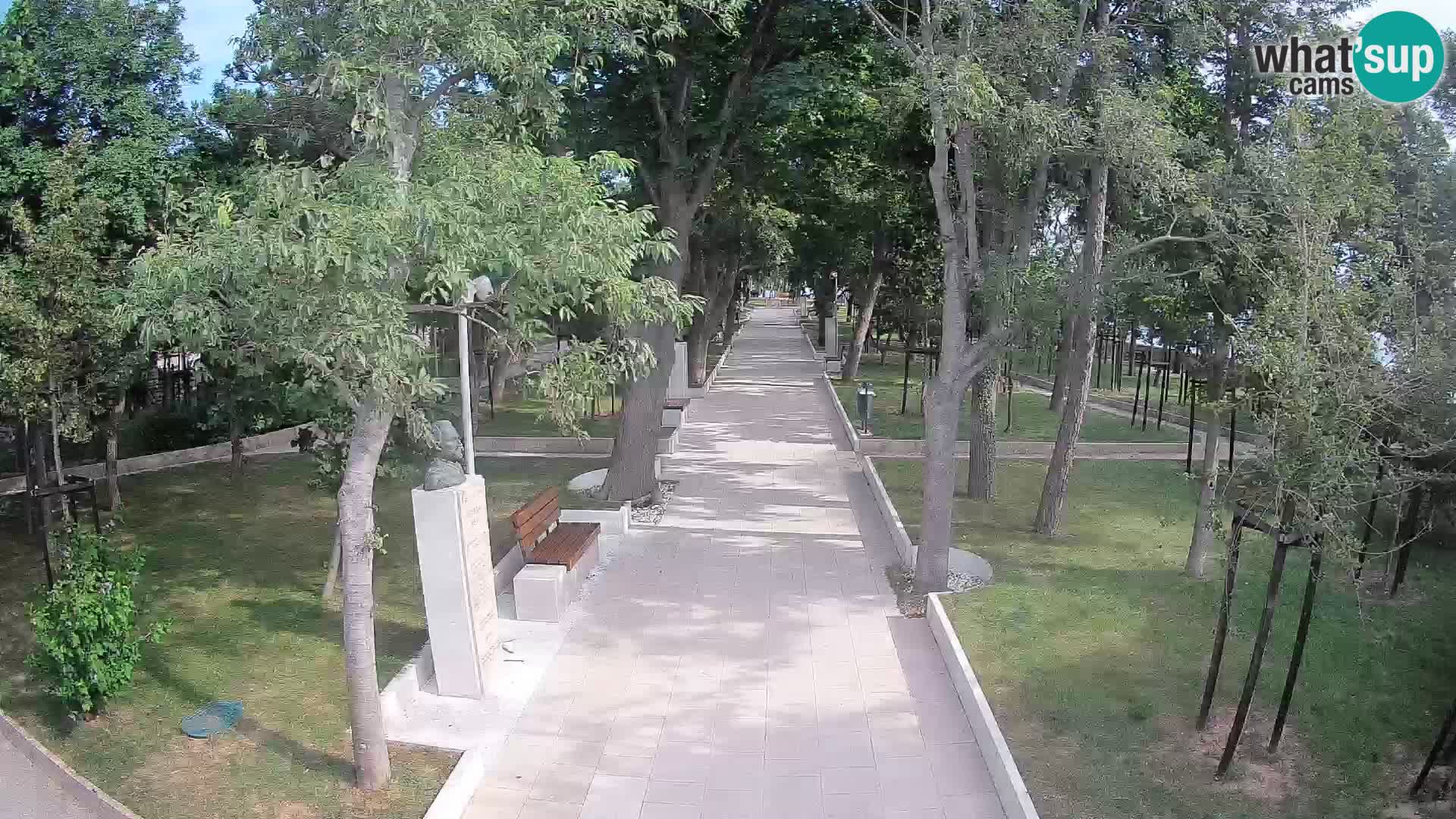 Webcam Schriftstellerpark Senj – Live am Meer